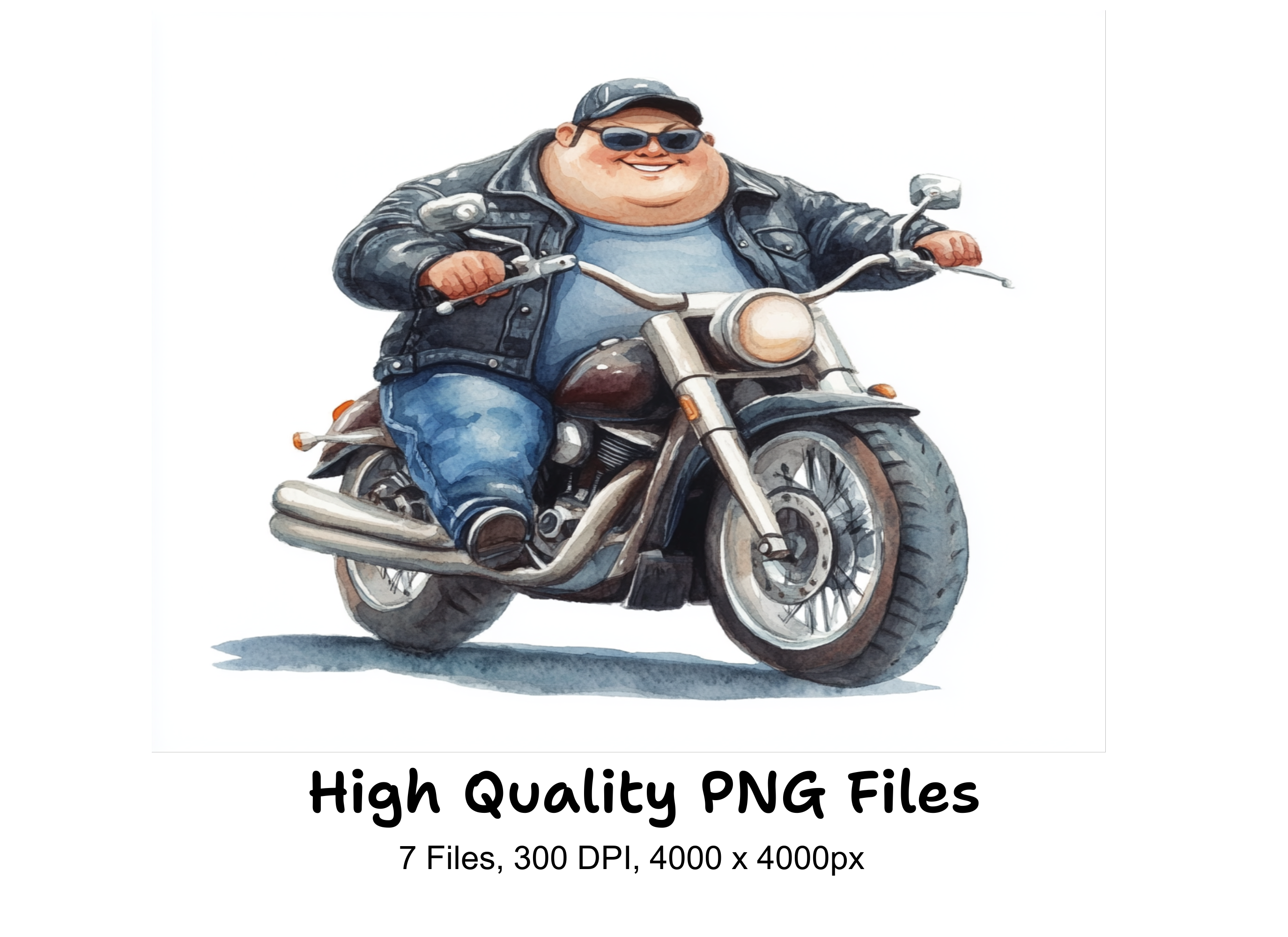 Bikers Clipart Bundle