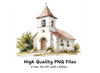 Charming Church Clipart Bundle