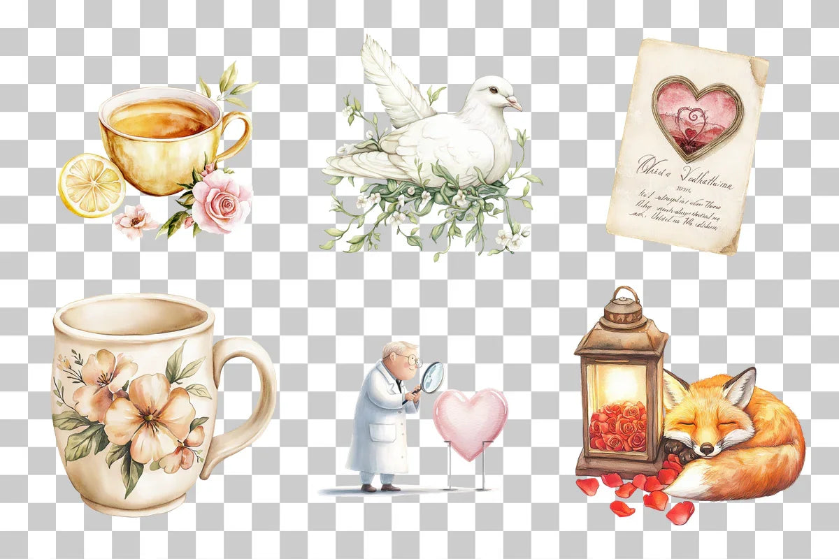 Sweet Hearts & Cozy Moments Clipart Bundle - CraftNest - Digital Crafting and Art