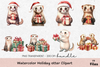 Holiday Otter Clipart Bundle