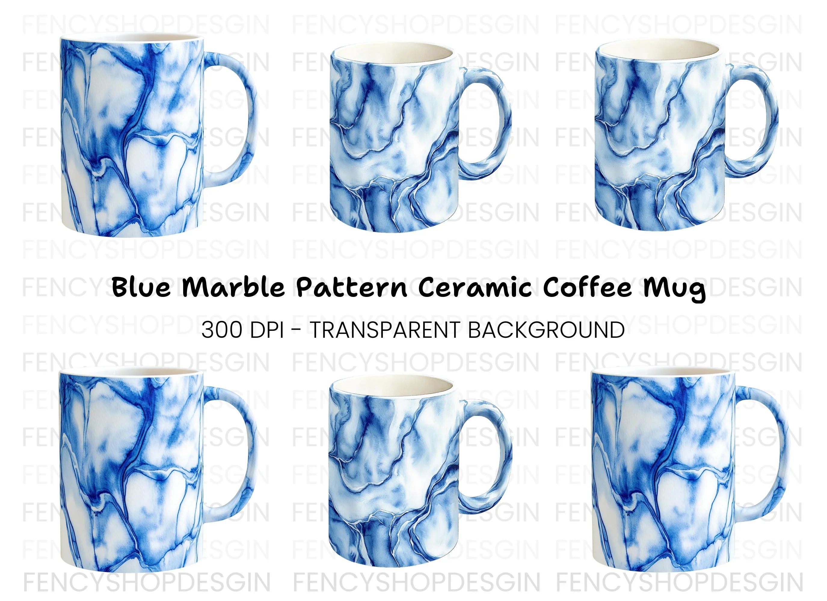 Blue Marble Clipart Bundle