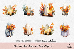 Autumn Boo Clipart Bundle - CraftNest - Digital Crafting and Art