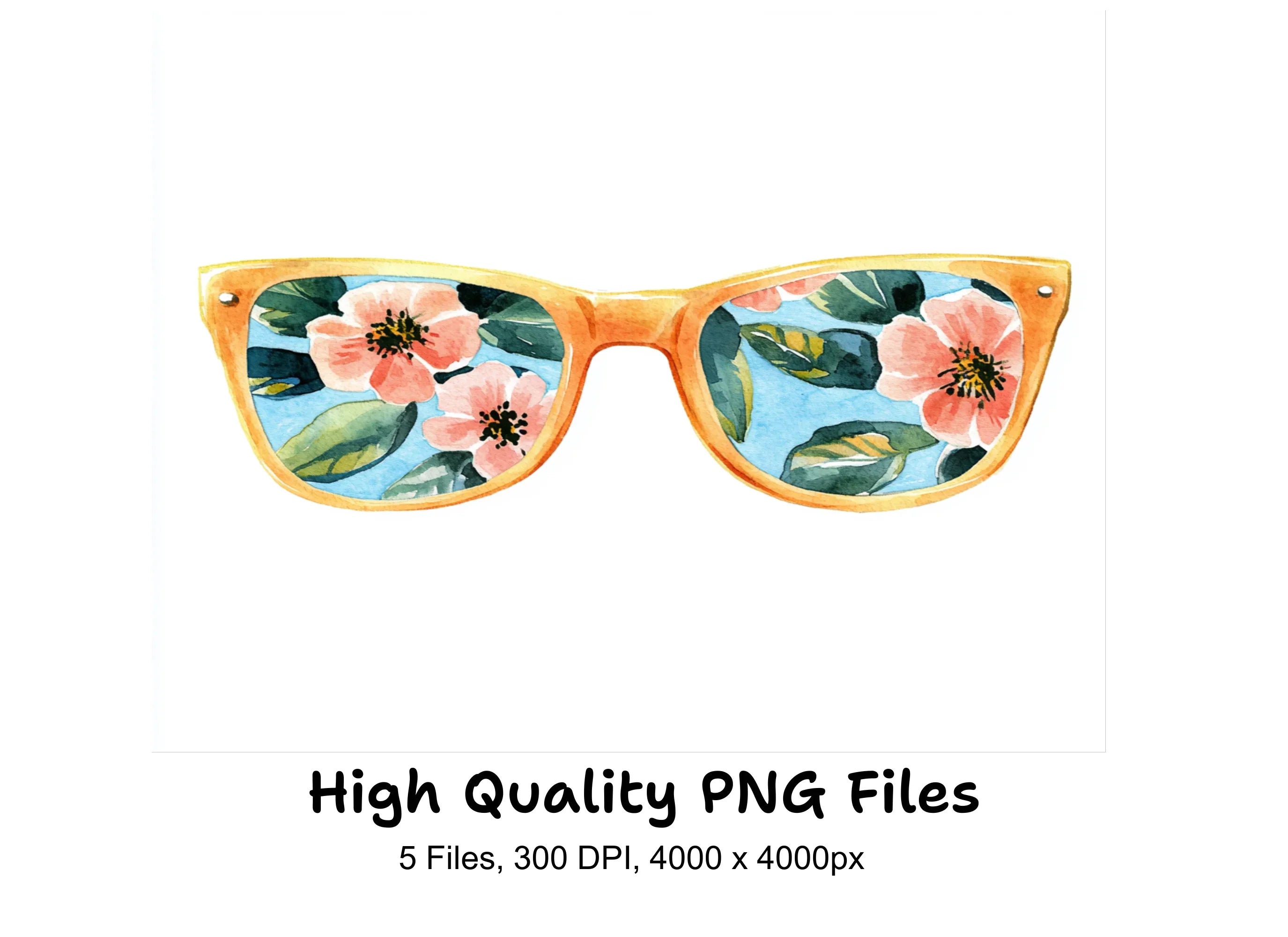 Summer Sunglasses Clipart Bundle