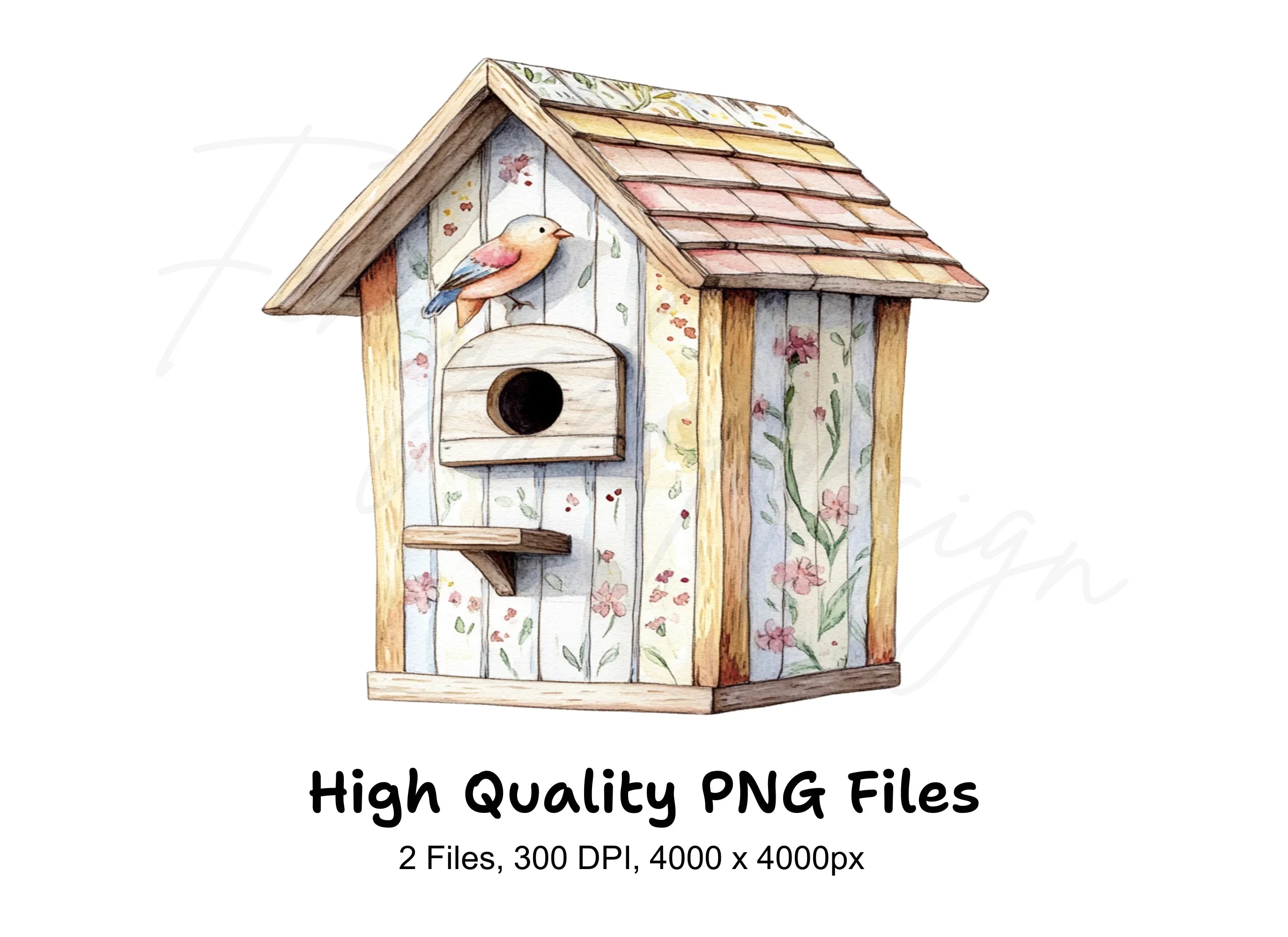 Birdhouse Clipart Bundle