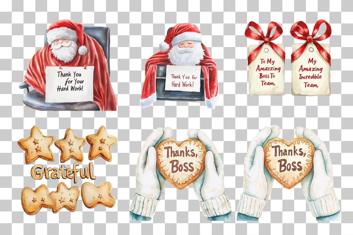 Christmas Team Appreciation Clipart Bundle - CraftNest - Digital Crafting and Art