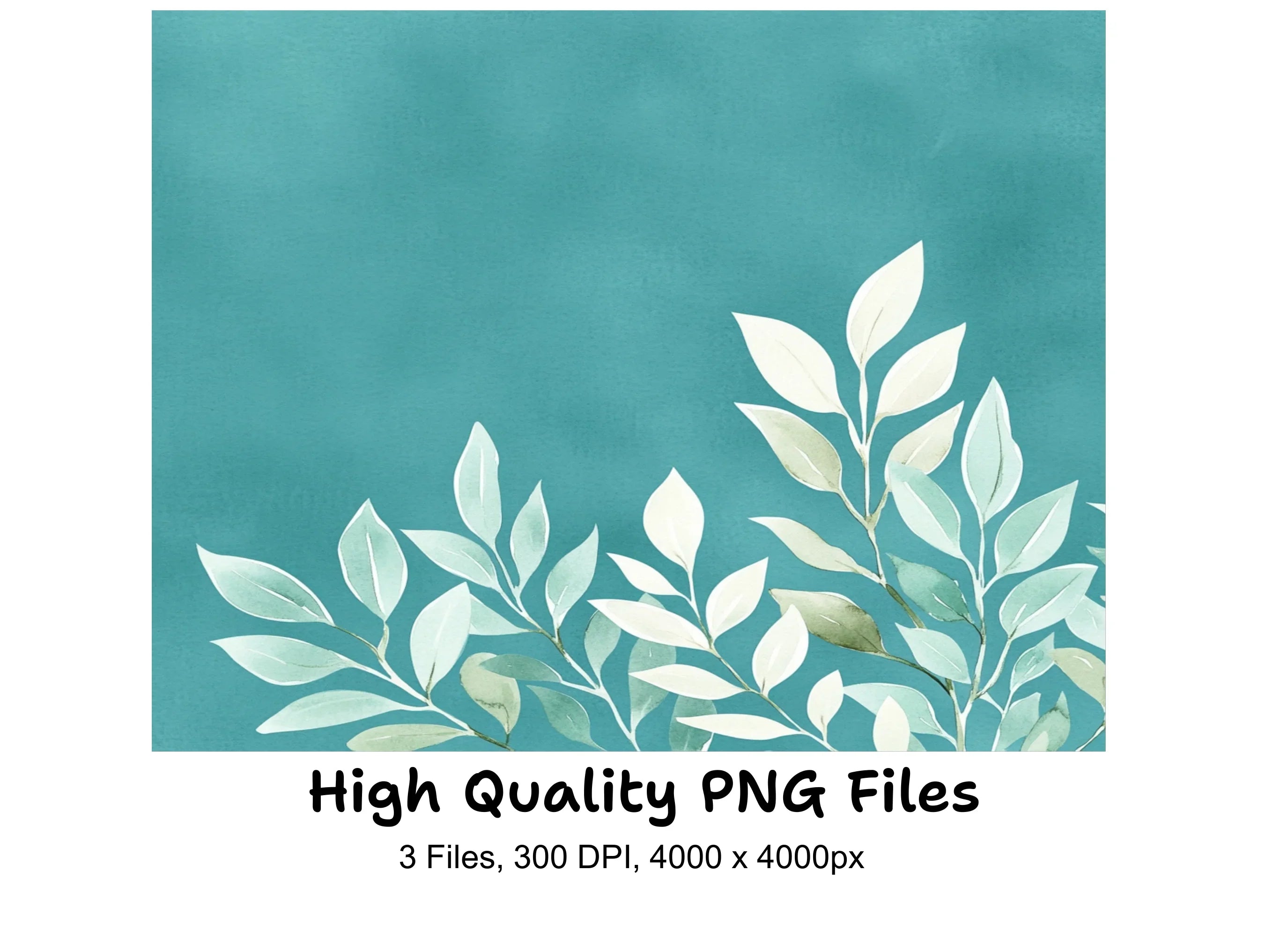 Botanical Leaf Clipart Bundle