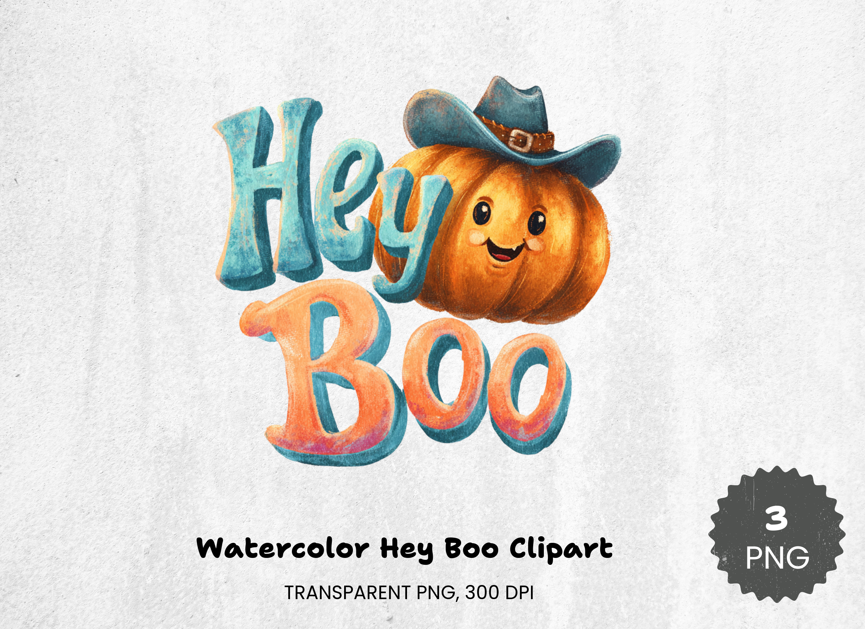 Hey Boo Clipart Bundle