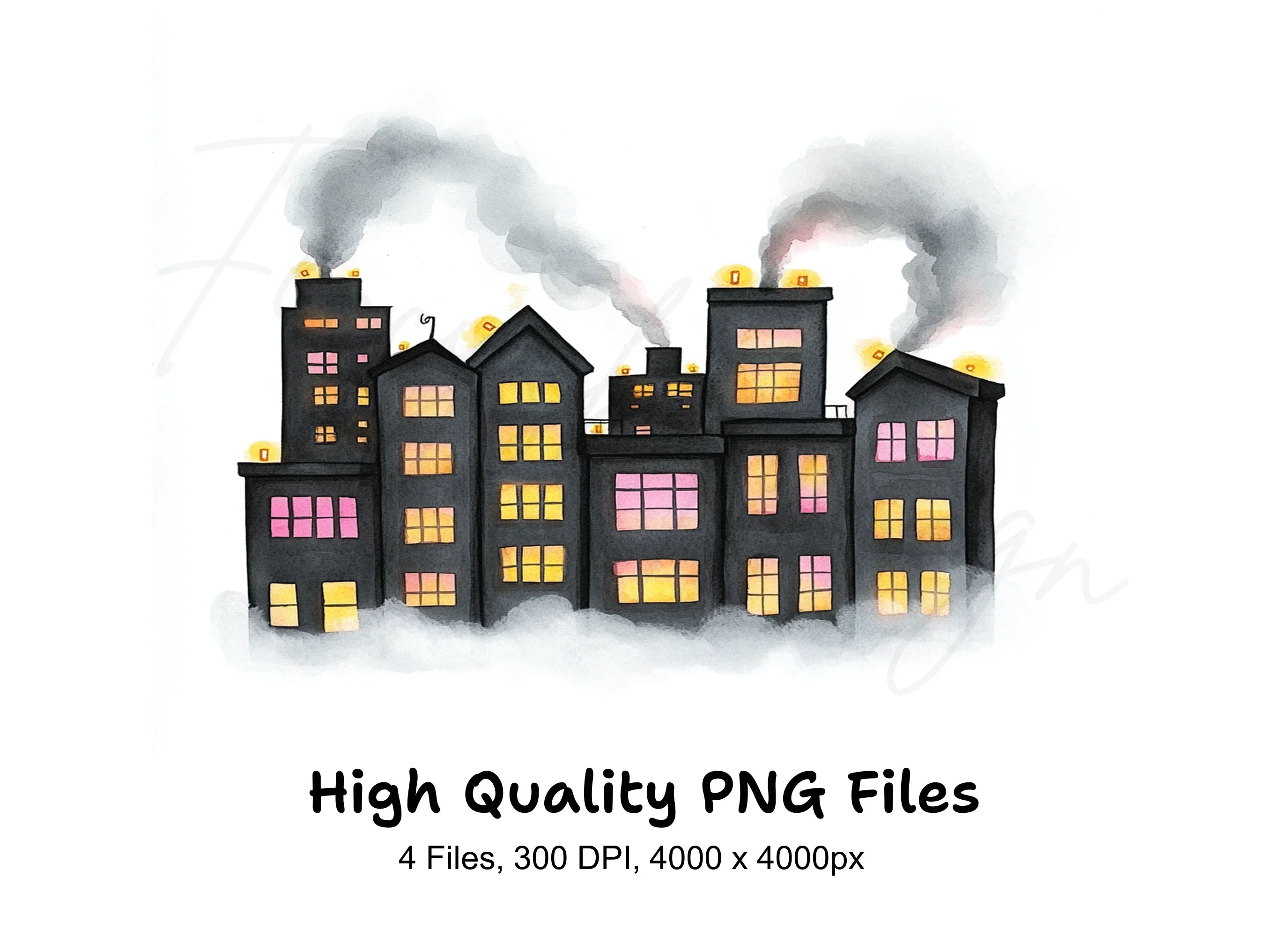 Cityscape Clipart Bundle