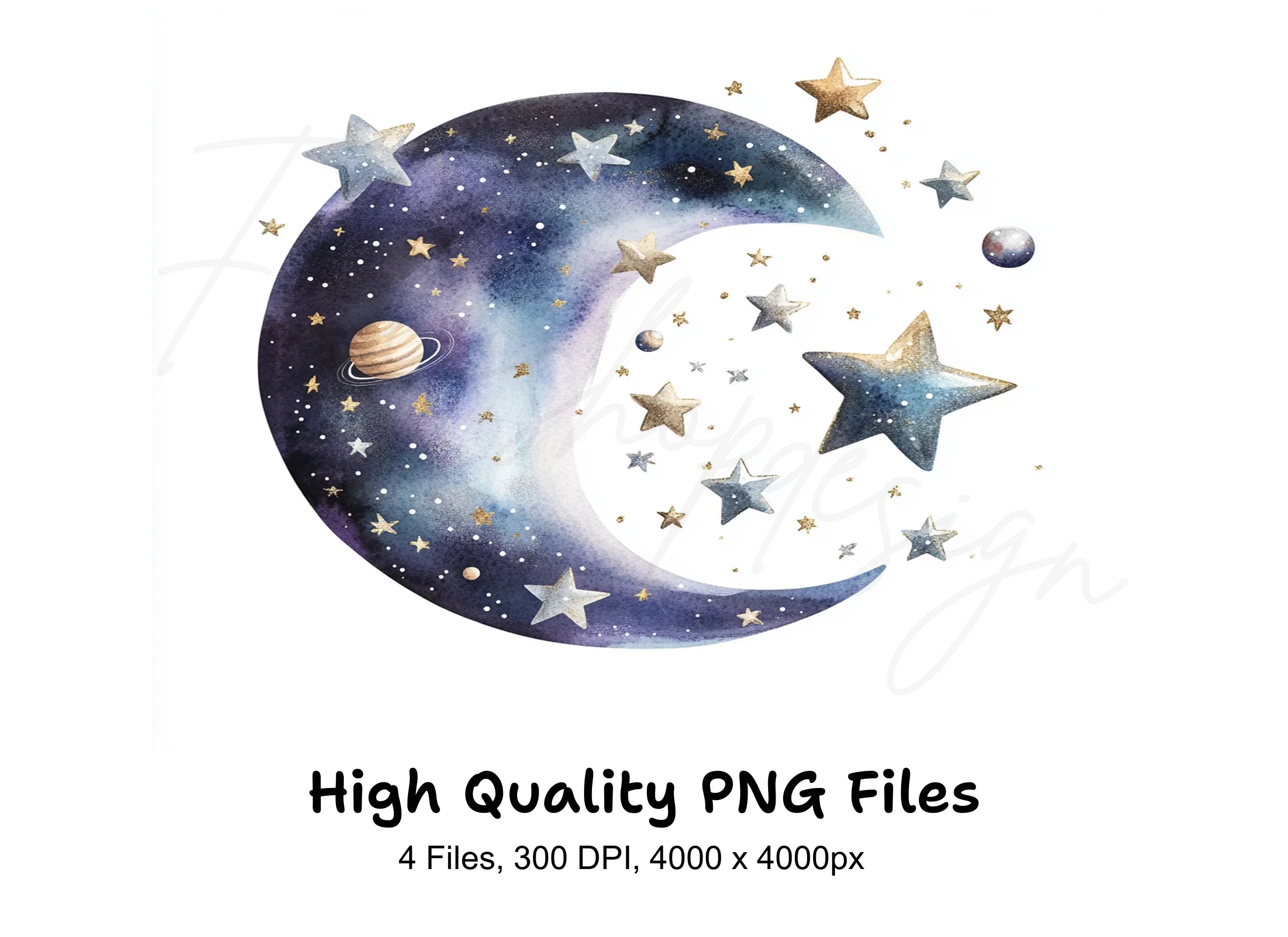 Celestial Clipart Bundle