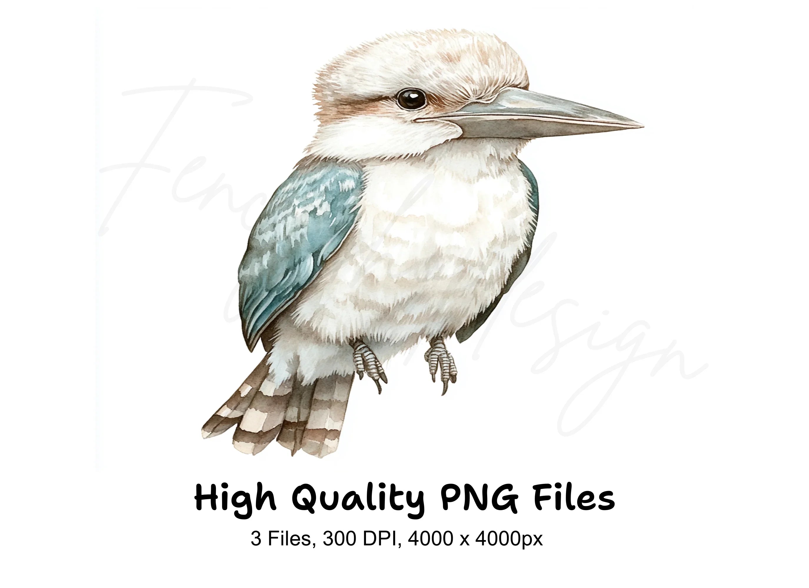 Kookaburra Bird Clipart Bundle