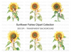 Sunflower Fairies Clipart Bundle