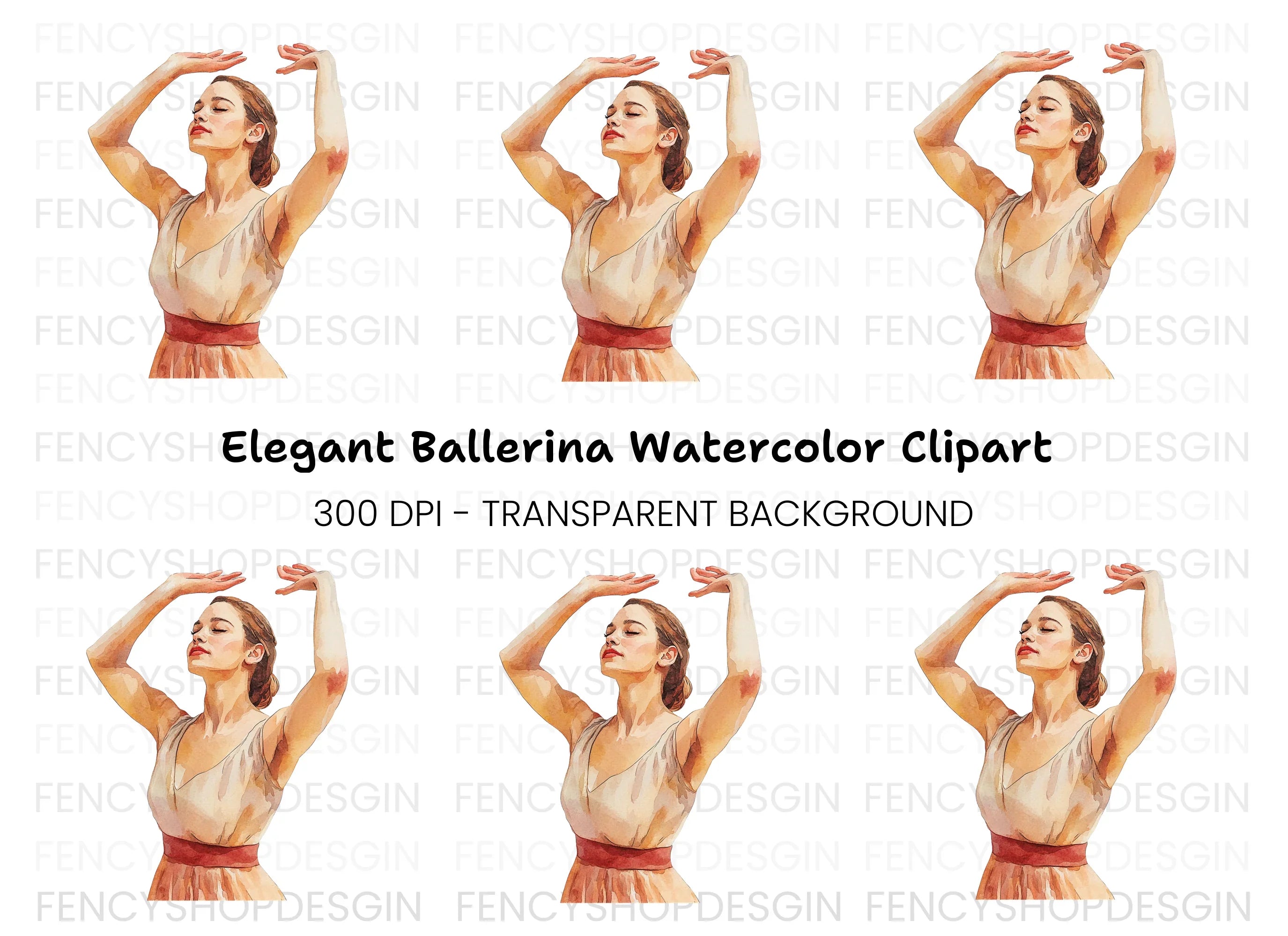 Ballerina Clipart Bundle