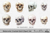 Cracked Skull Clipart Bundle