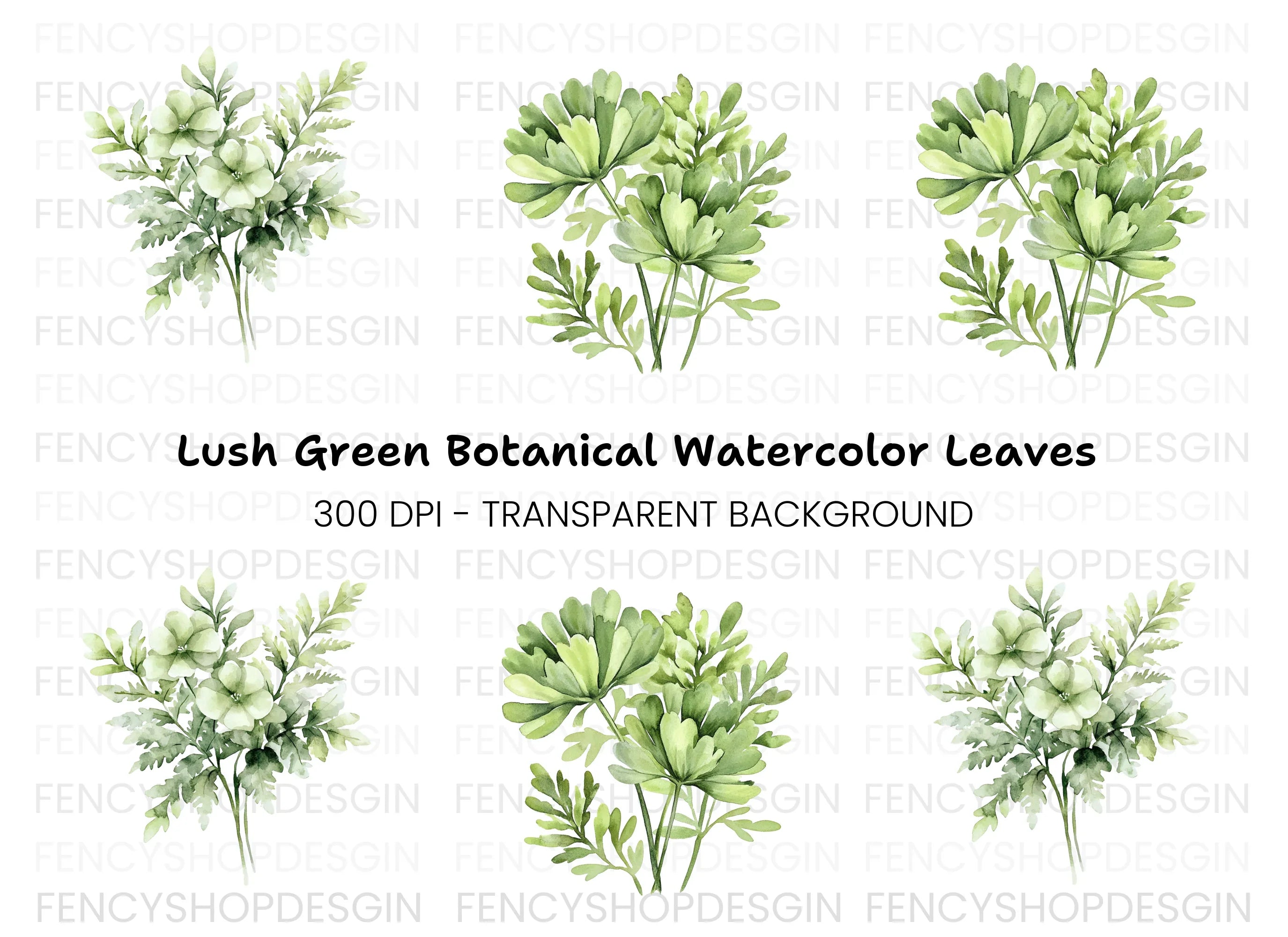 Greenery Clipart Bundle