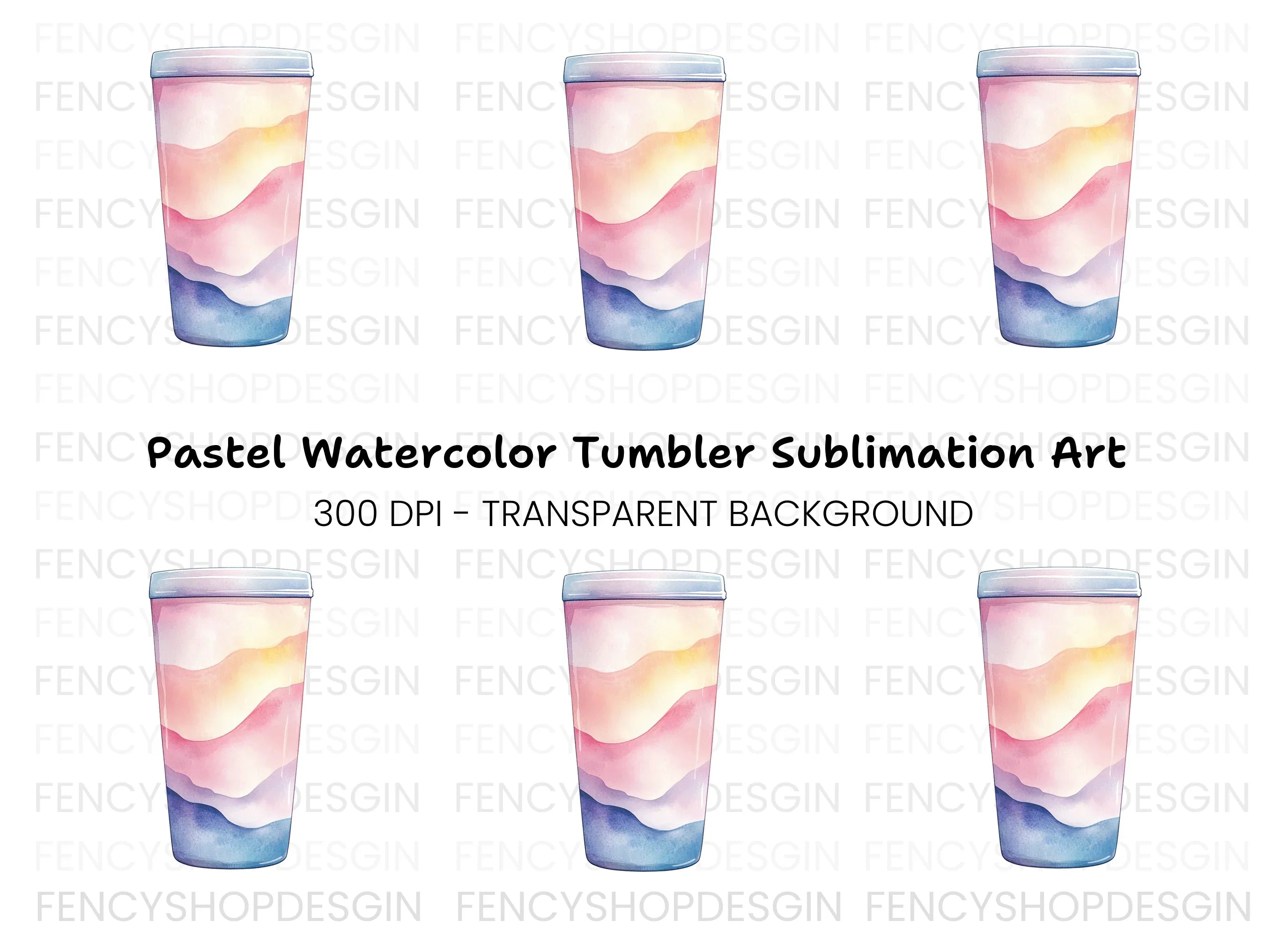 Mountain Layers Tumbler Clipart Bundle