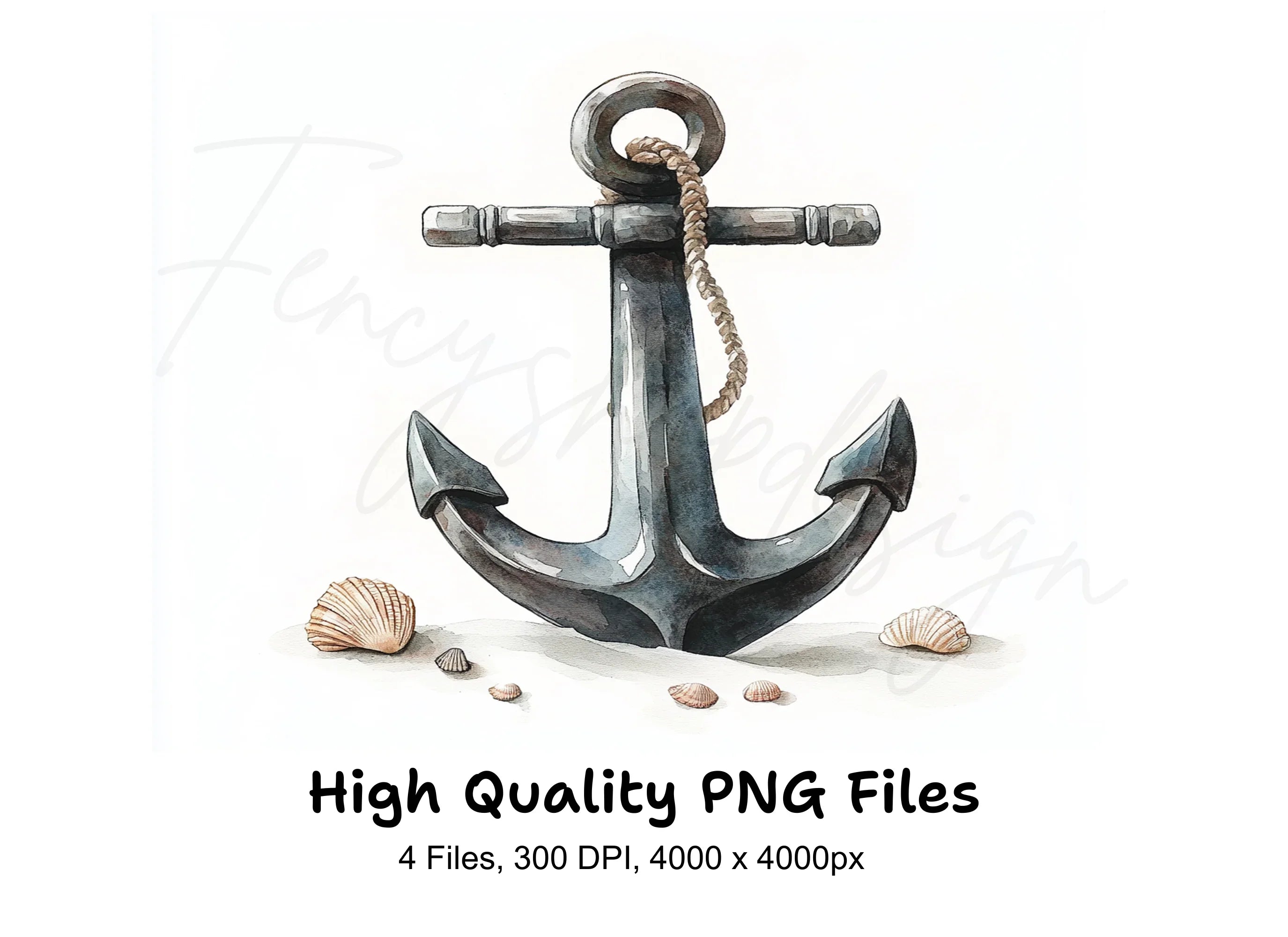 Anchor Clipart Bundle