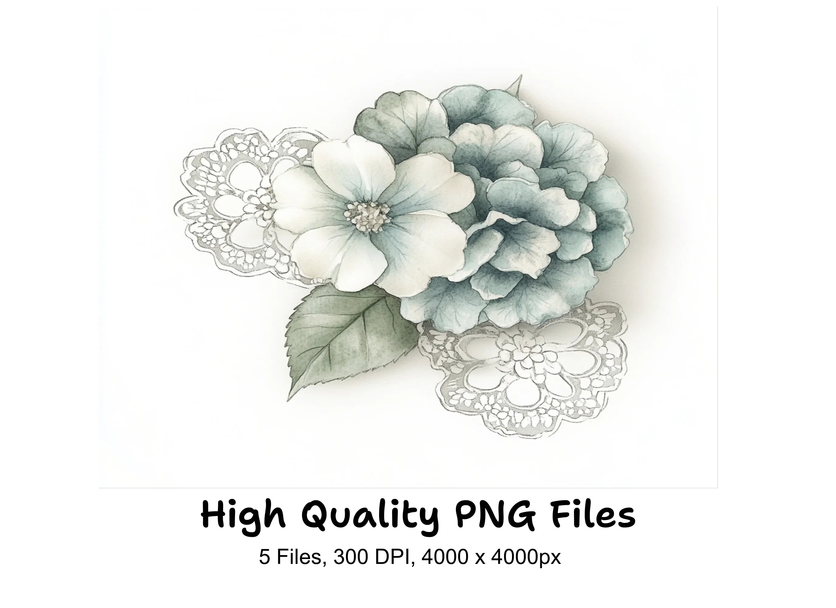Elegant Floral Clipart Bundle