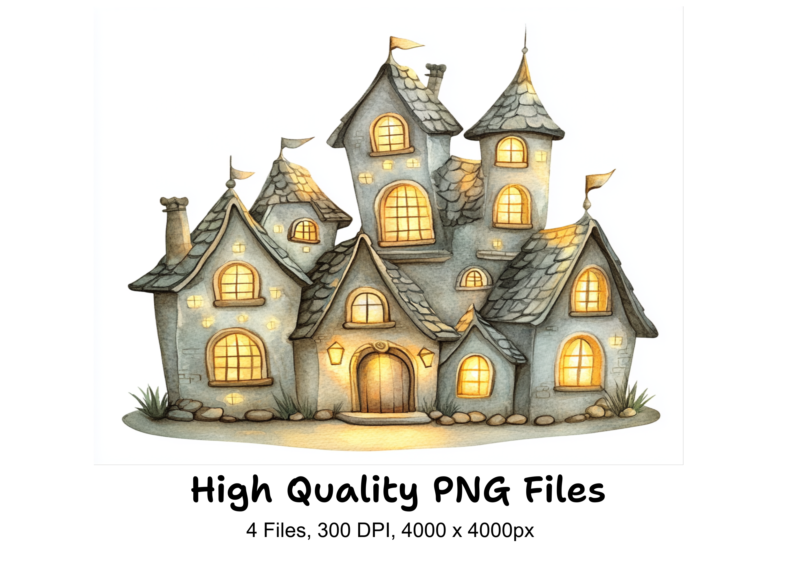 Enchanted Village Clipart Bundle