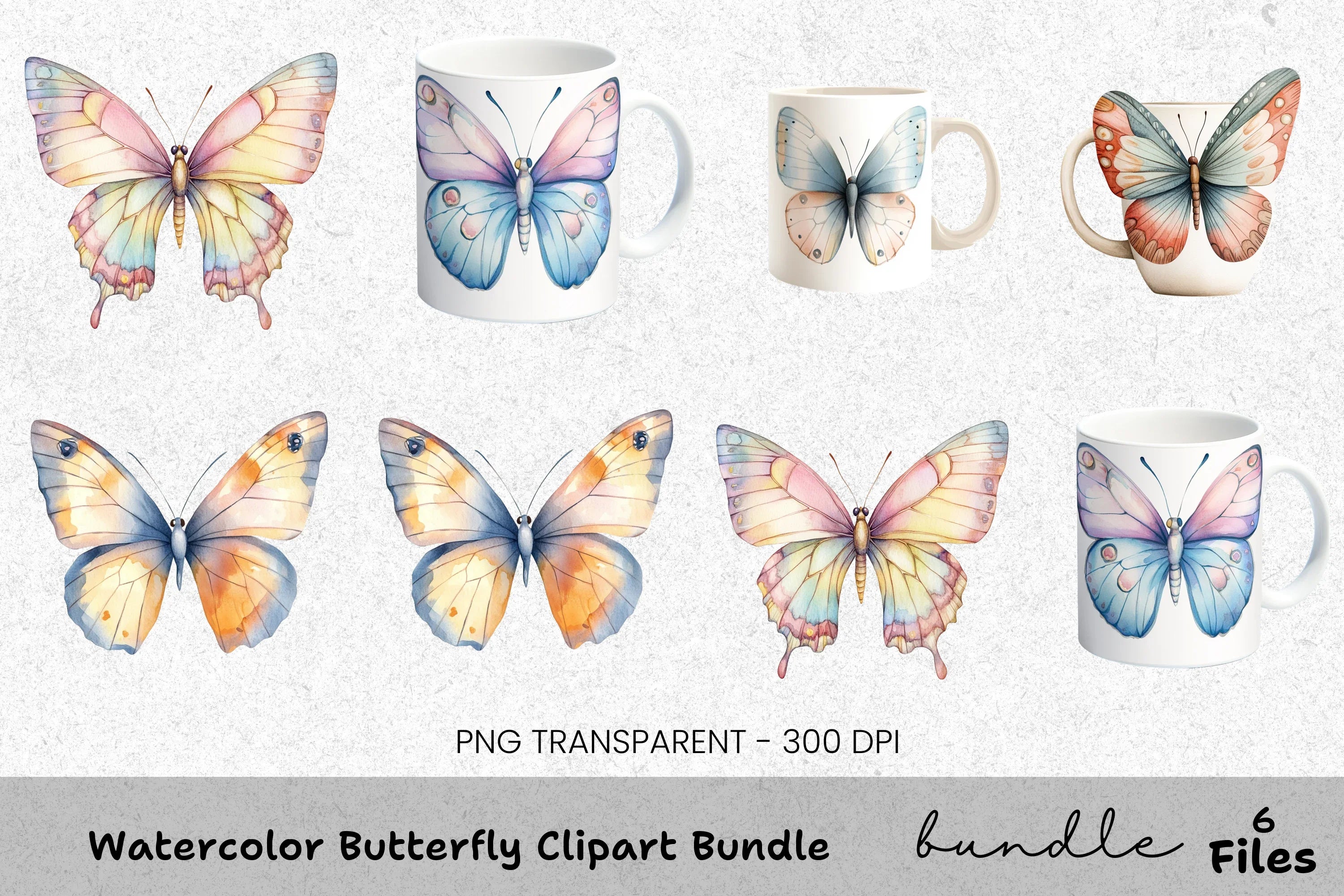 Butterfly Clipart Bundle
