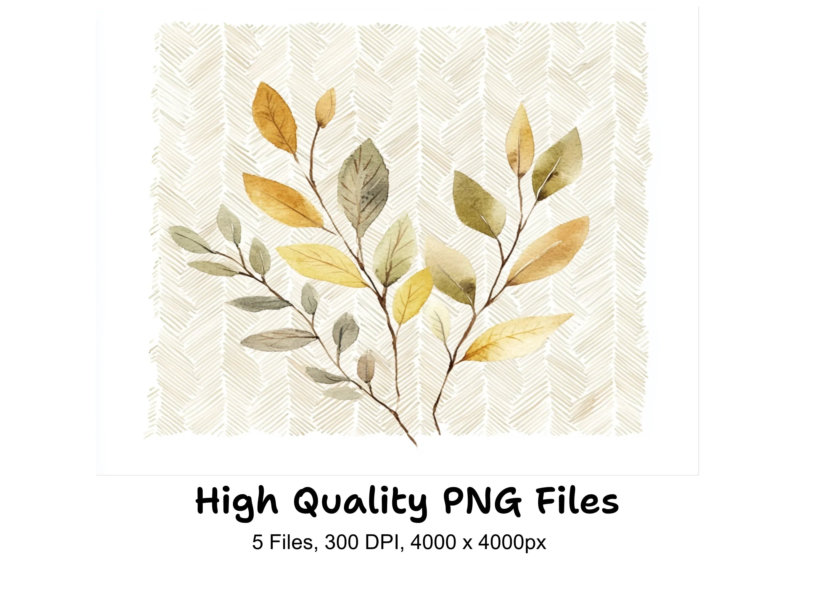 Autumn Leaves Clipart Bundle