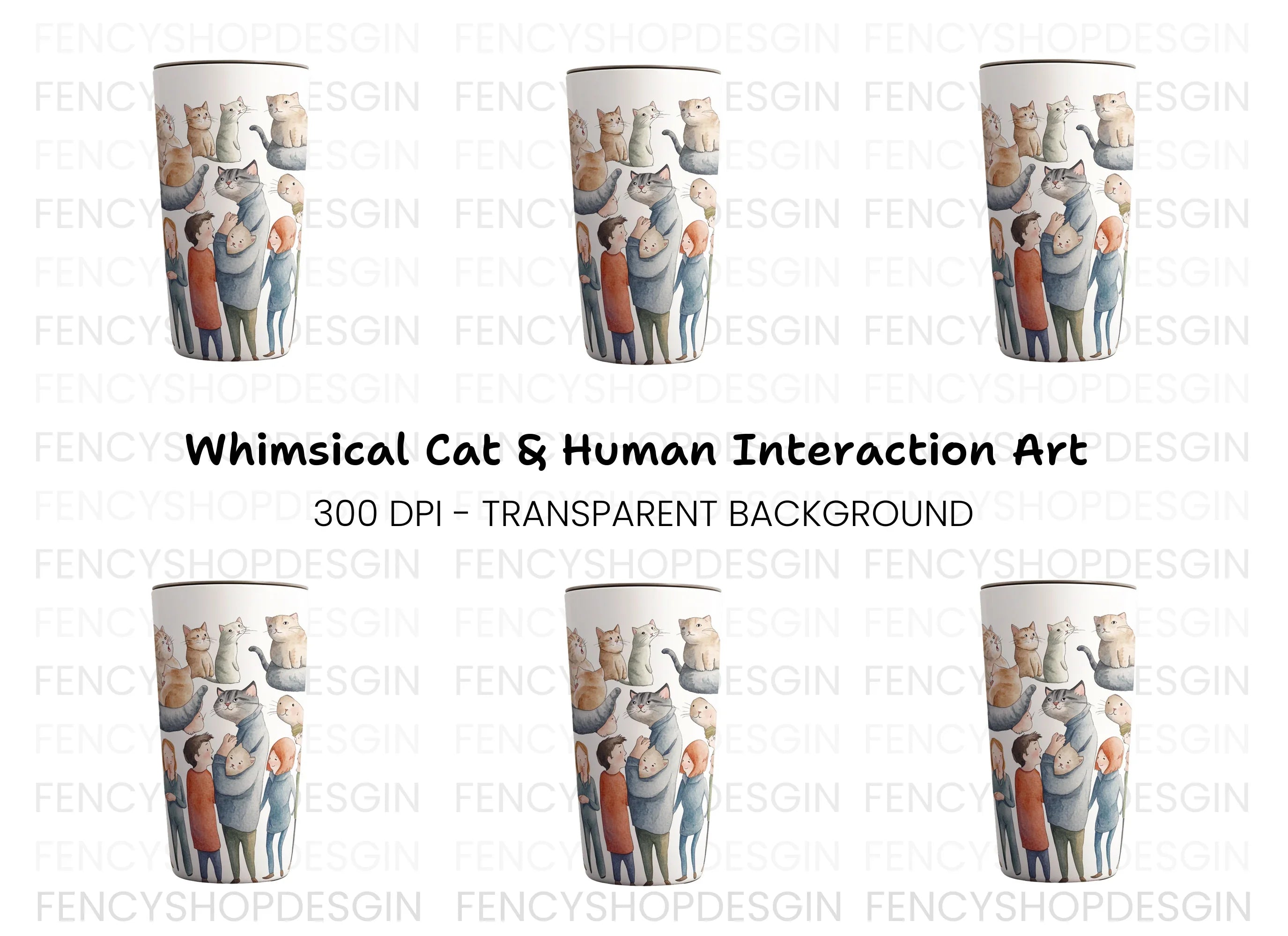 Cute Cat Lover Clipart Bundle