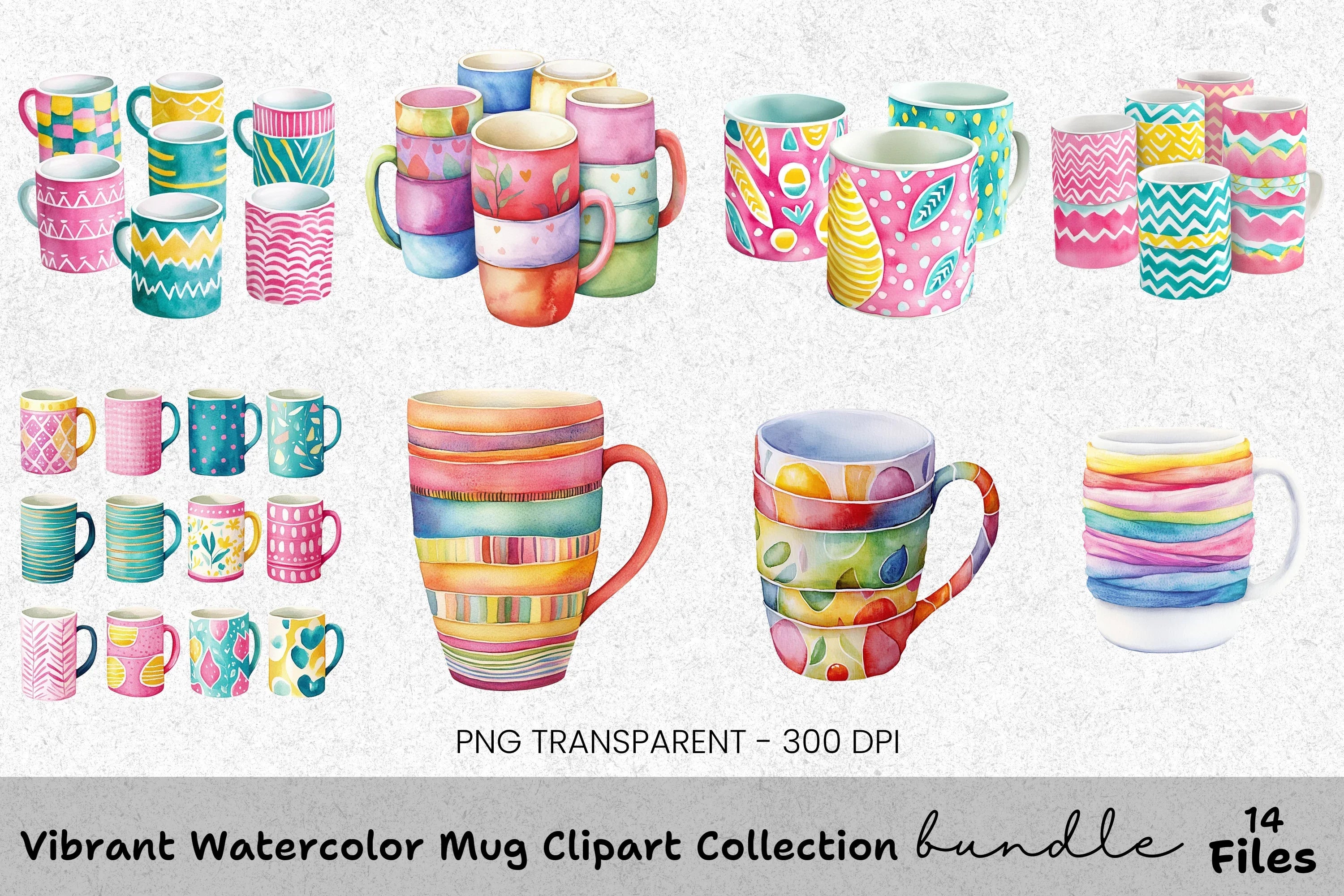 Vibrant Clipart Bundle