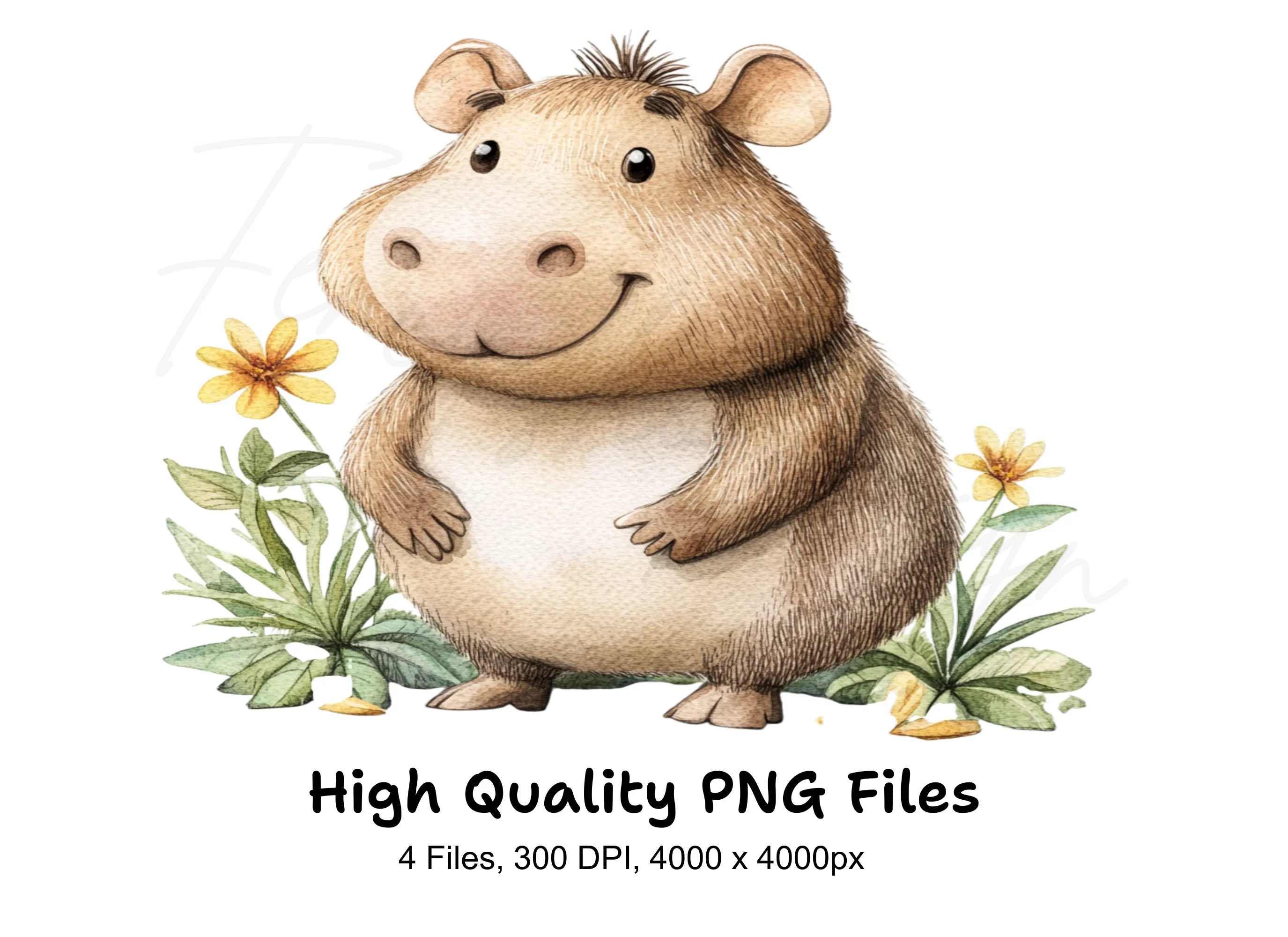Cute Hamster Clipart Bundle