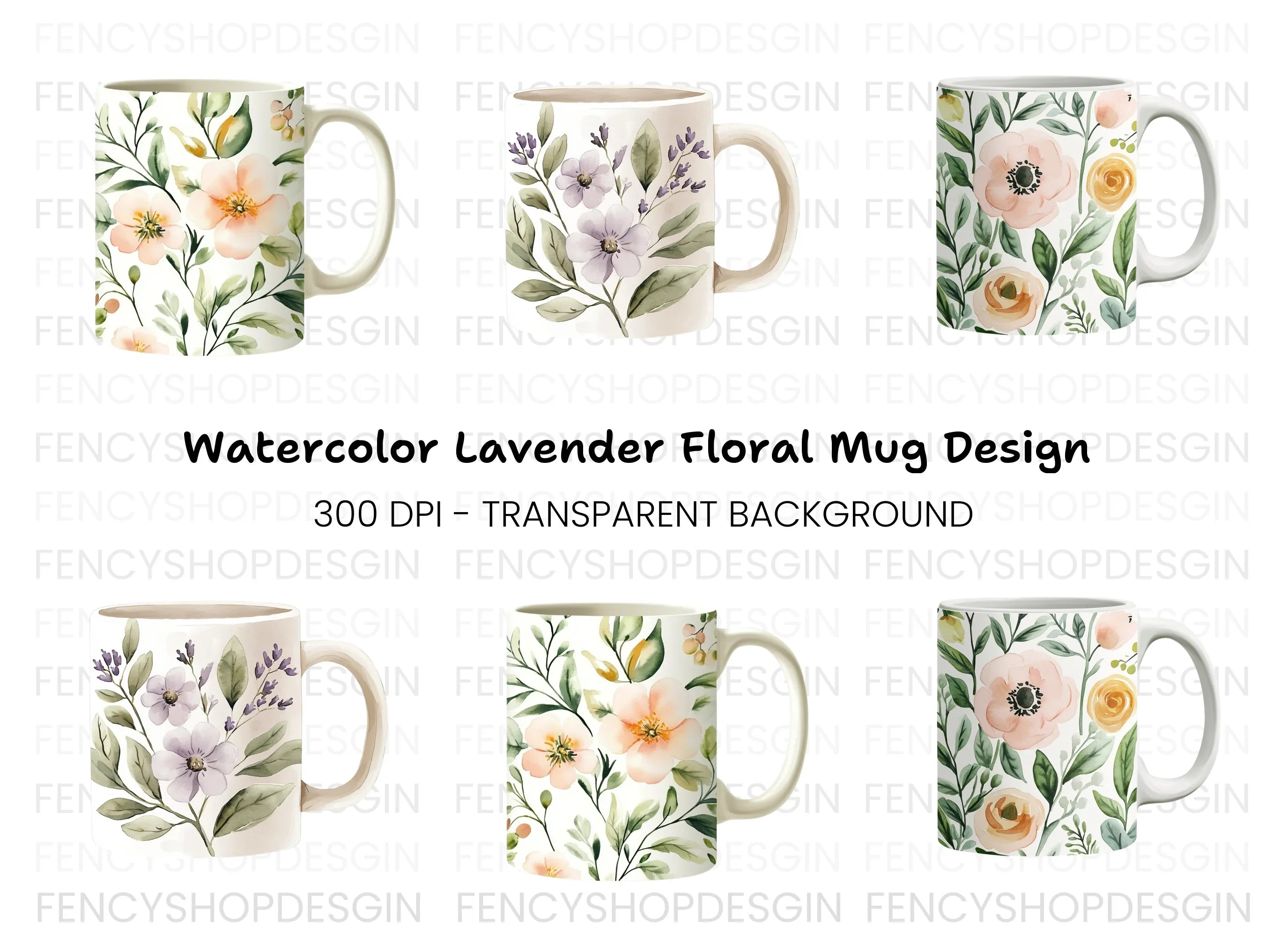 Floral Designs Clipart Bundle