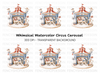 Whimsical Carousel Illustration Clipart Bundle