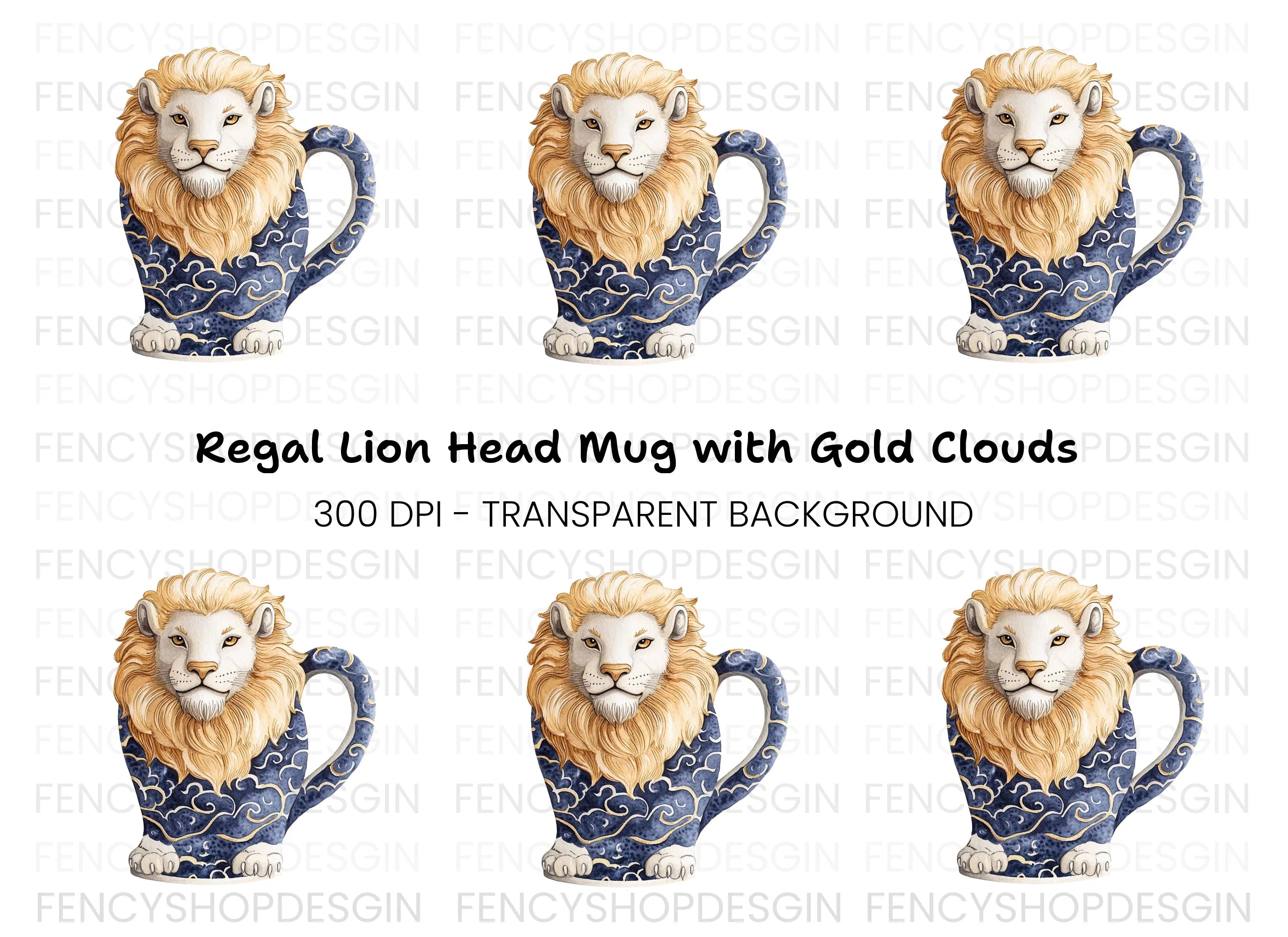 Majestic Lion Clipart Bundle