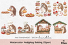 Hedgehog Baking Clipart Bundle
