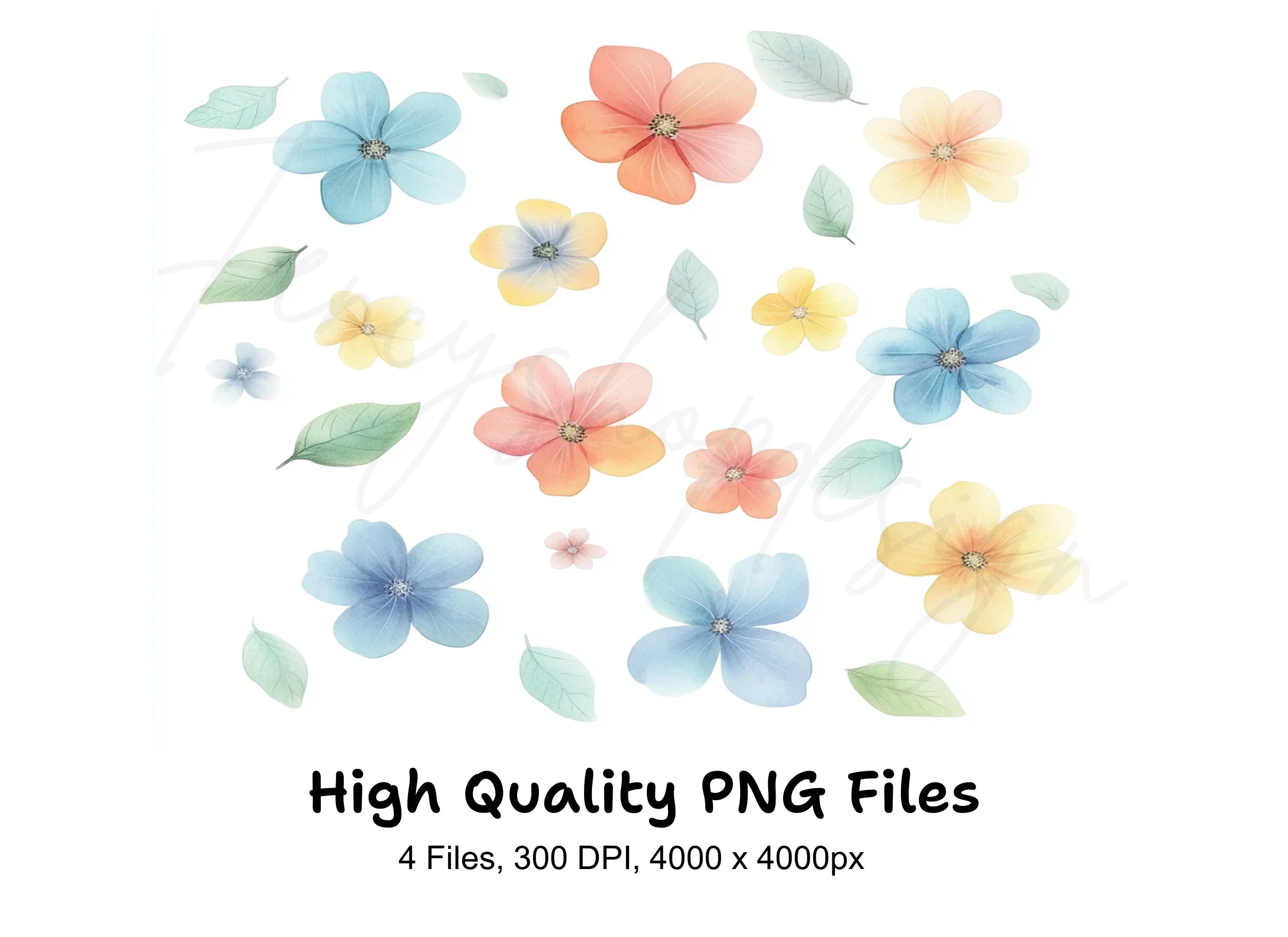 Floral Clipart Bundle