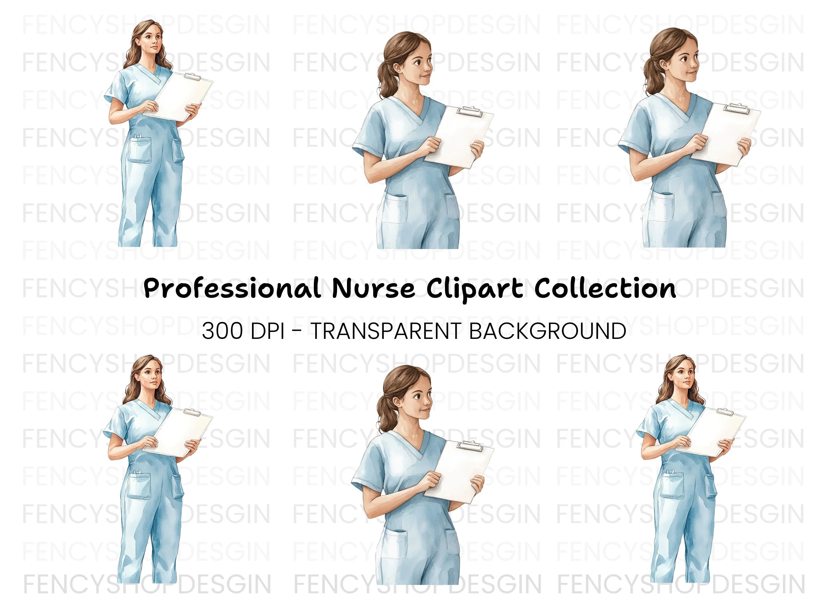 Medical Professionals Clipart Bundle