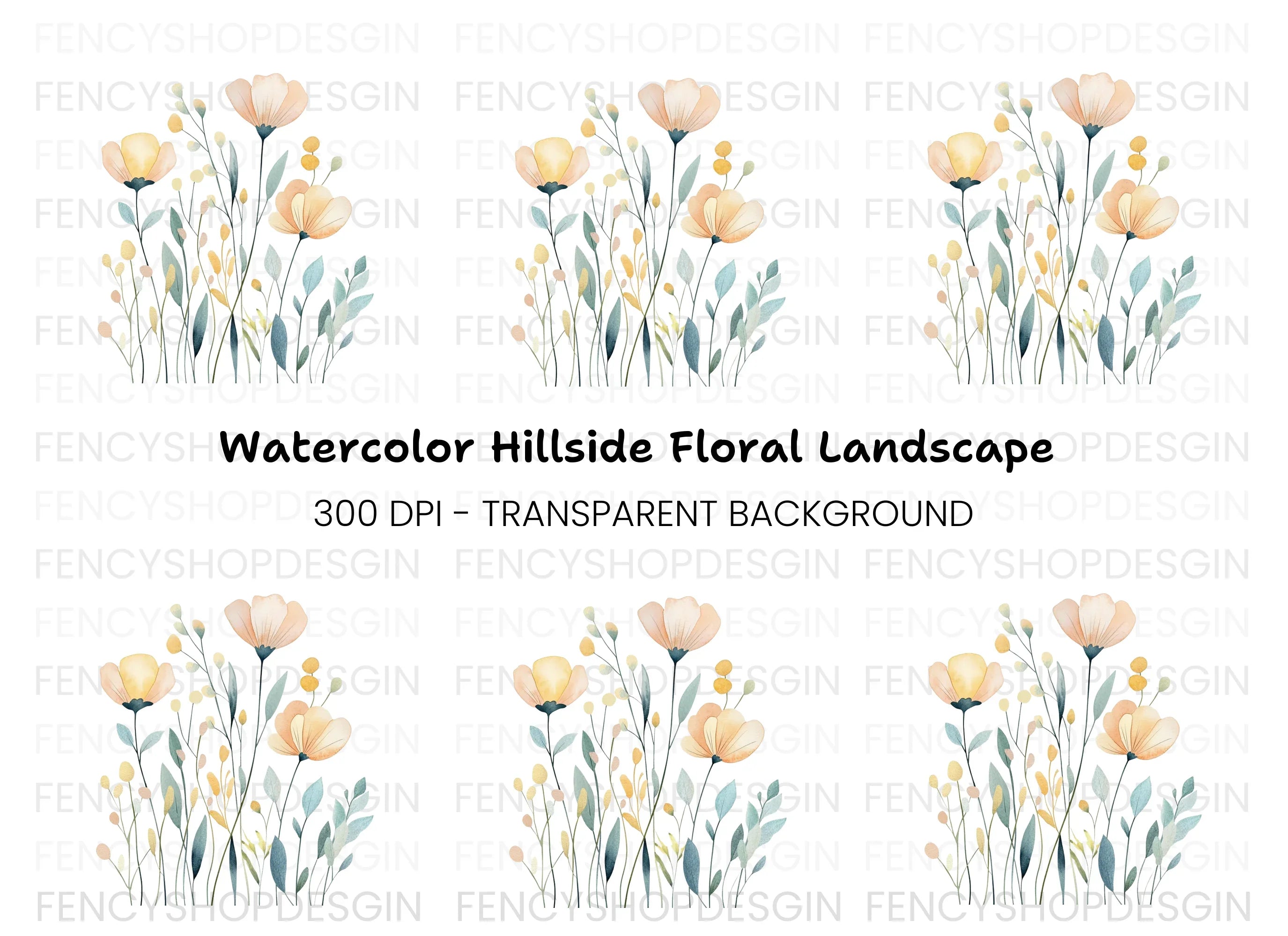 Wildflower Clipart Bundle