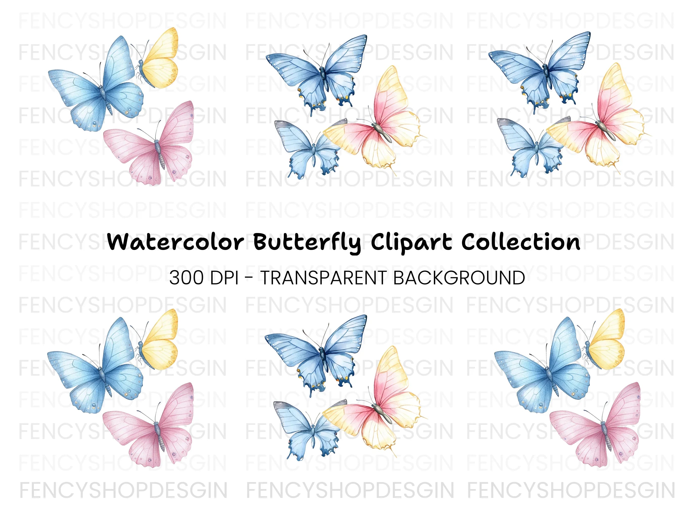 Butterfly Clipart Bundle