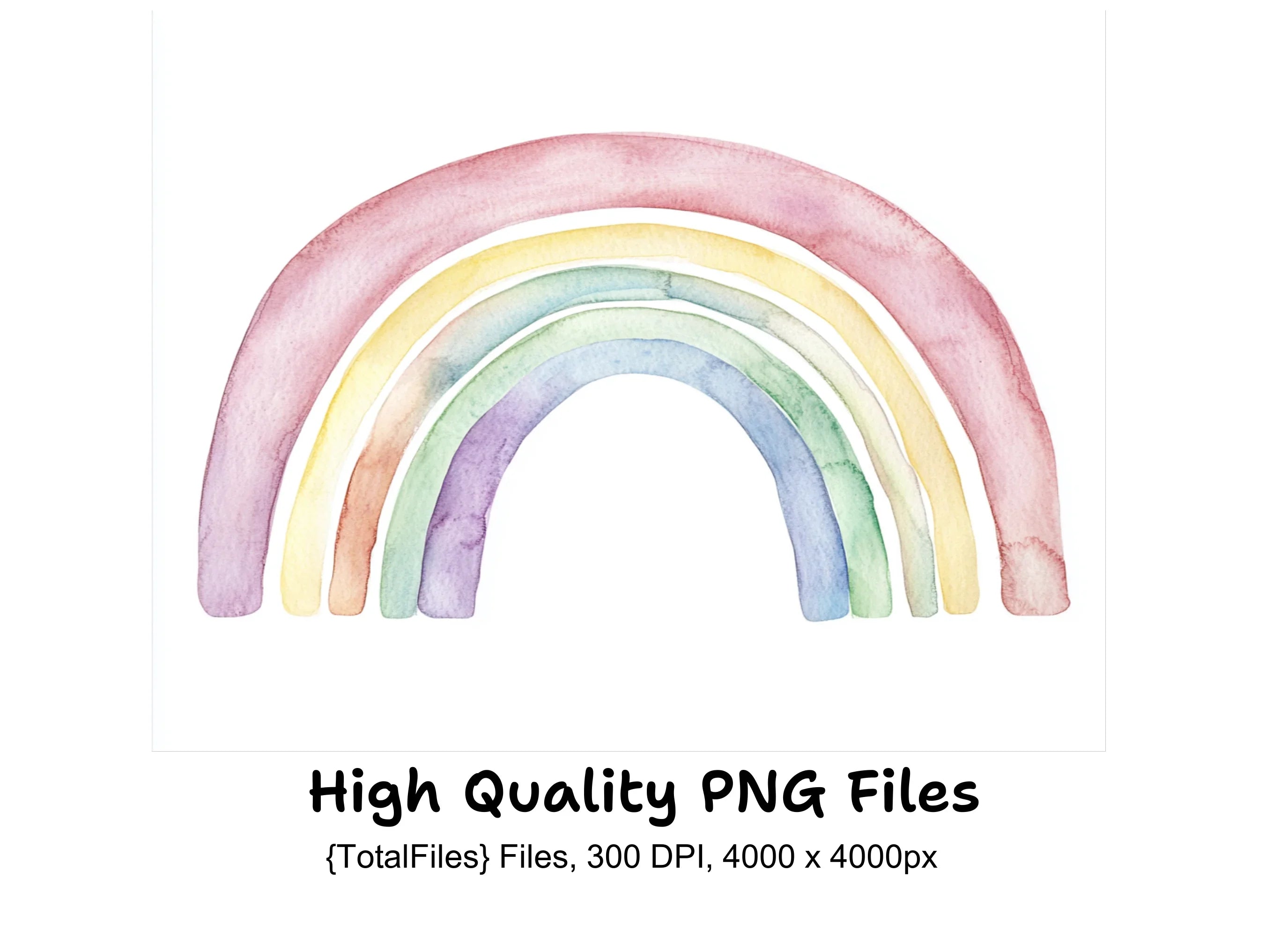 Rainbow Clipart Bundle