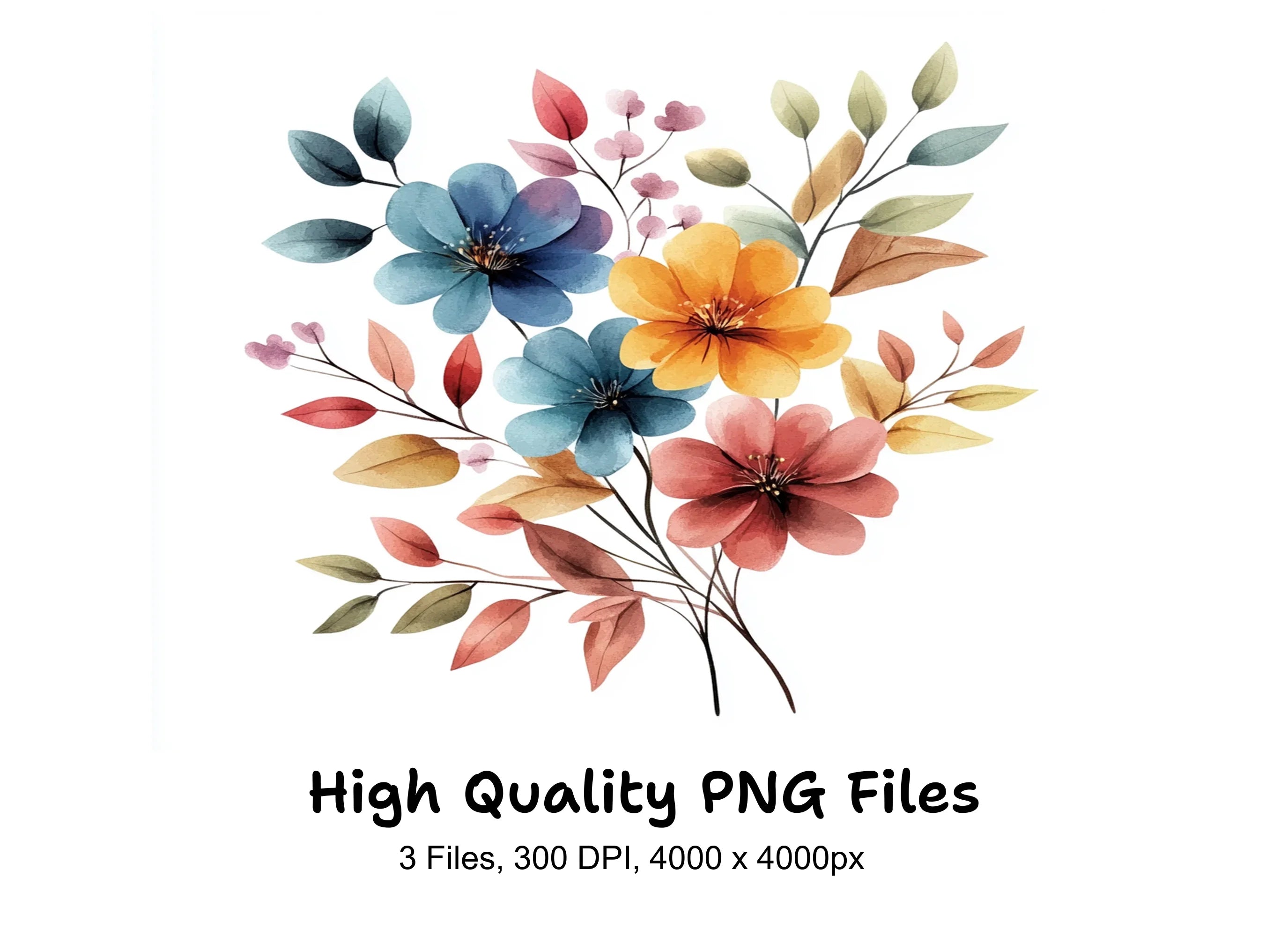 Floral Clipart Bundle