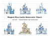 Frozen Ice Castle Clipart Bundle
