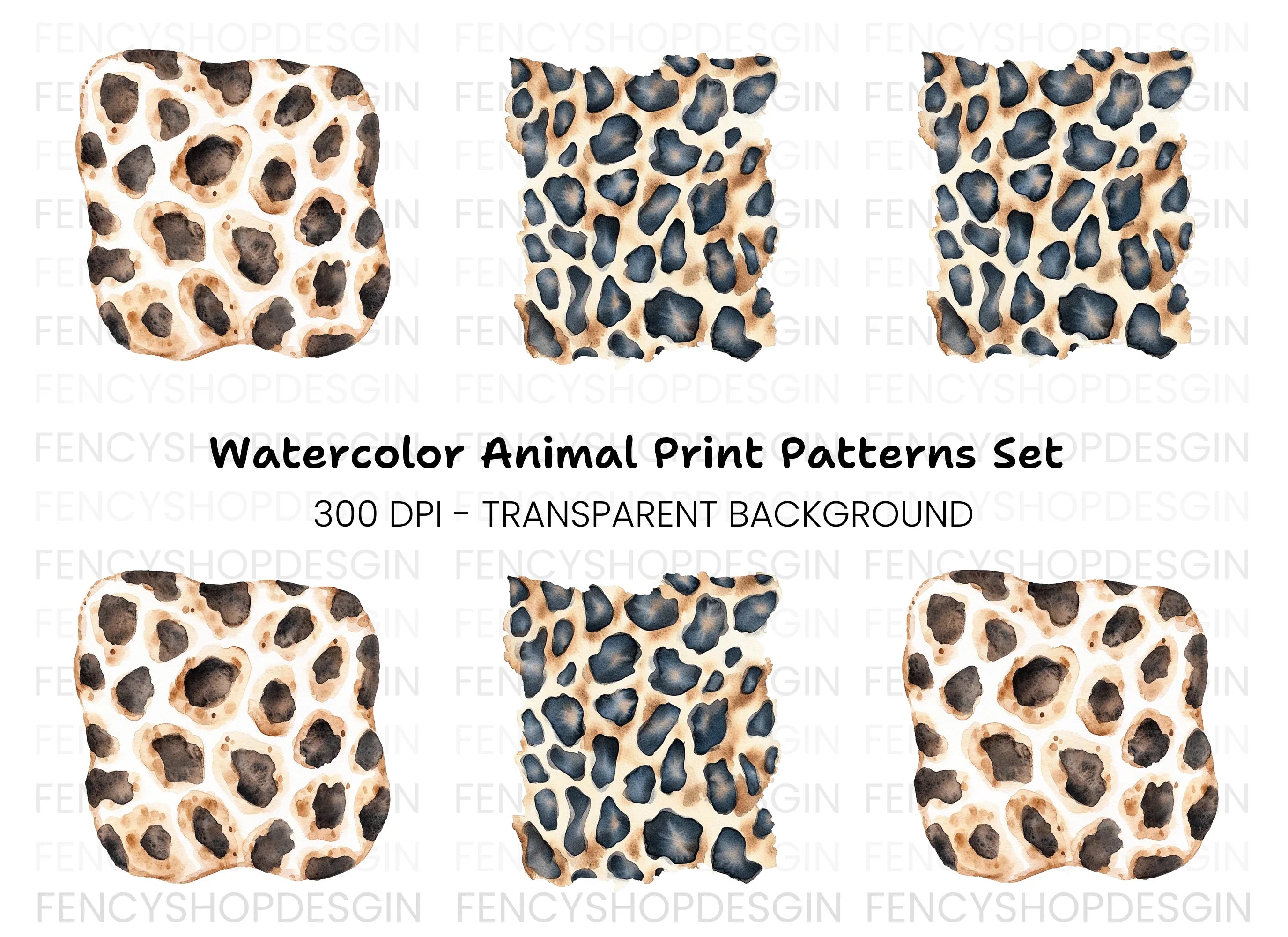 Leopard Clipart Bundle