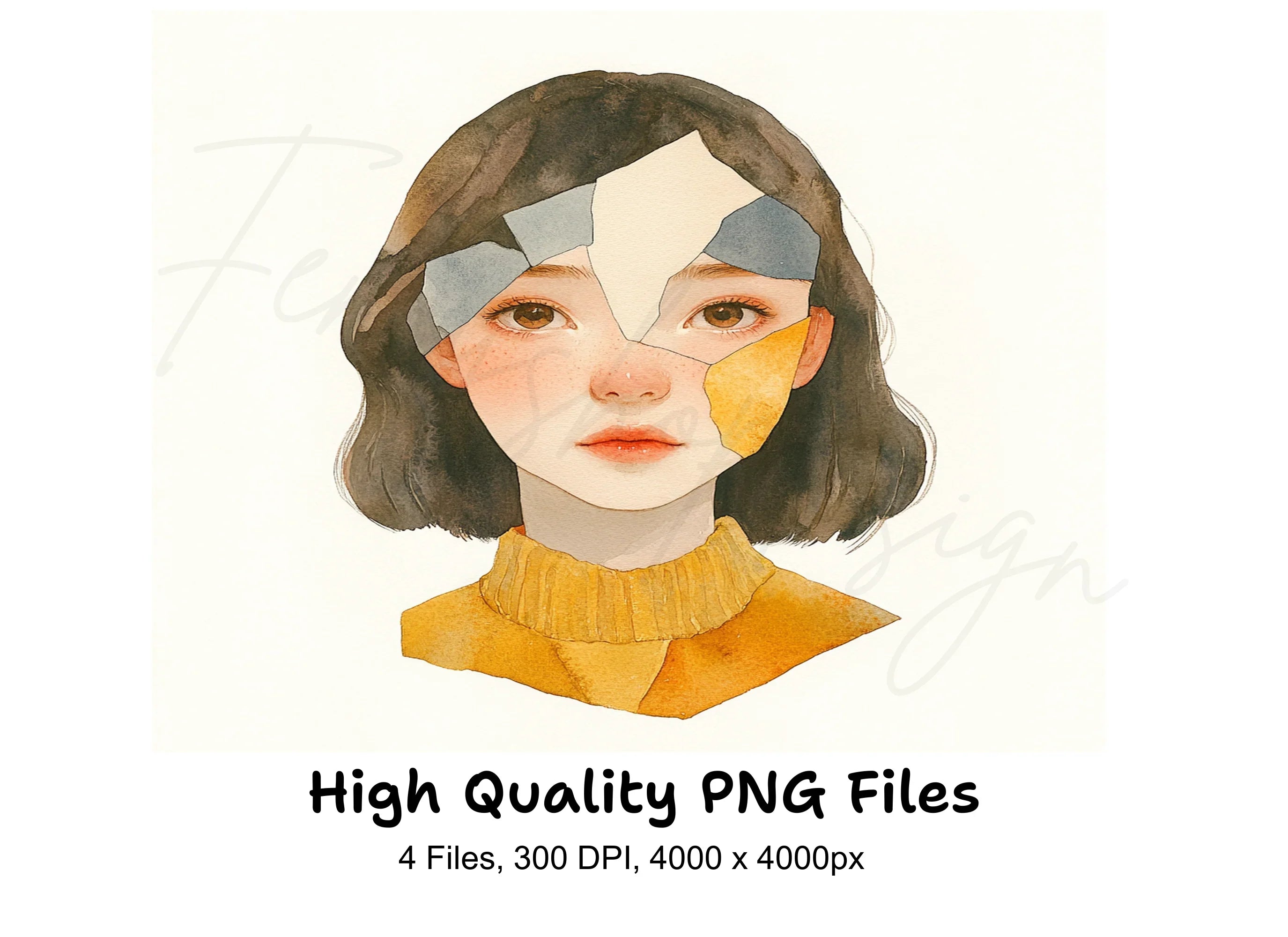 Diverse Portraits Clipart Bundle