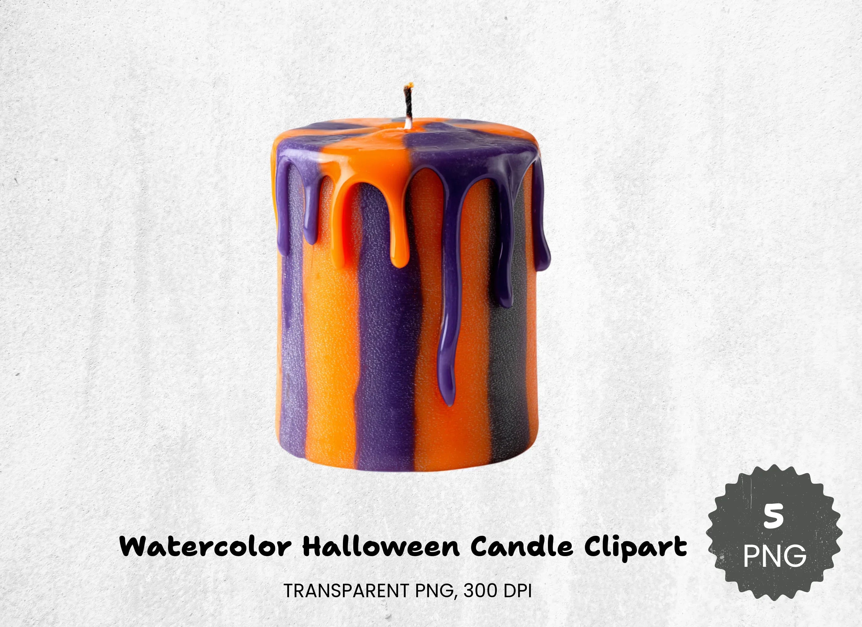 Halloween Candle Clipart Bundle - CraftNest - Digital Crafting and Art