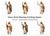 Jesus Waving and Blessing Clipart Bundle