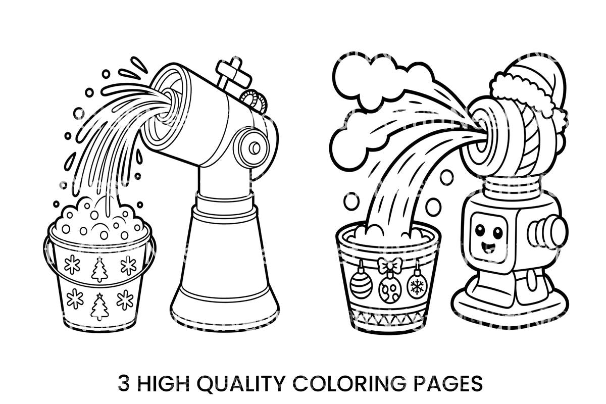 Water Gun Fun Coloring Books