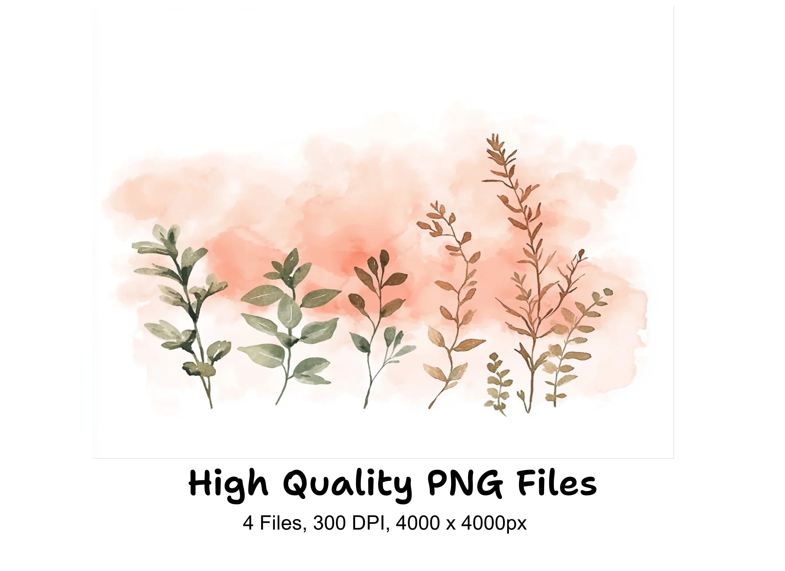 Wild Grasses Clipart Bundle