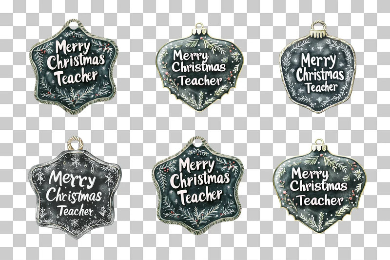 Merry Christmas Teacher Clipart Bundle - CraftNest - Digital Crafting and Art