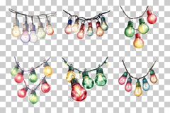 Christmas Holiday Lights Clipart Bundle - CraftNest - Digital Crafting and Art