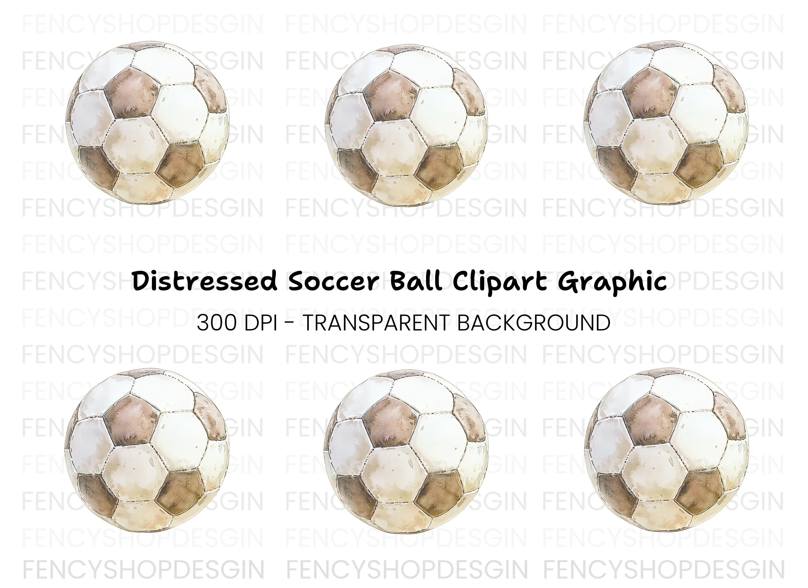 Soccer Ball Clipart Bundle