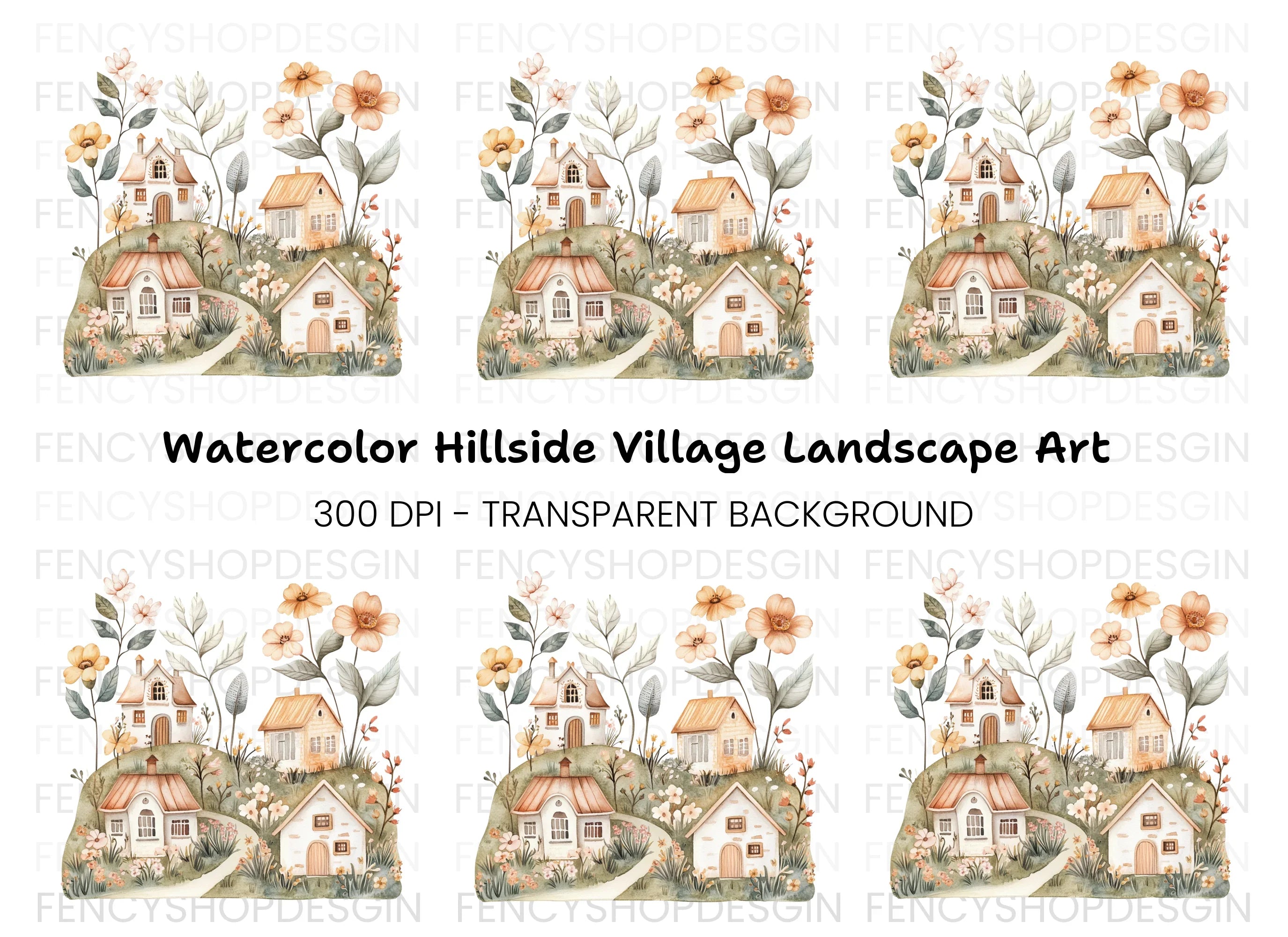 Village Clipart Bundle