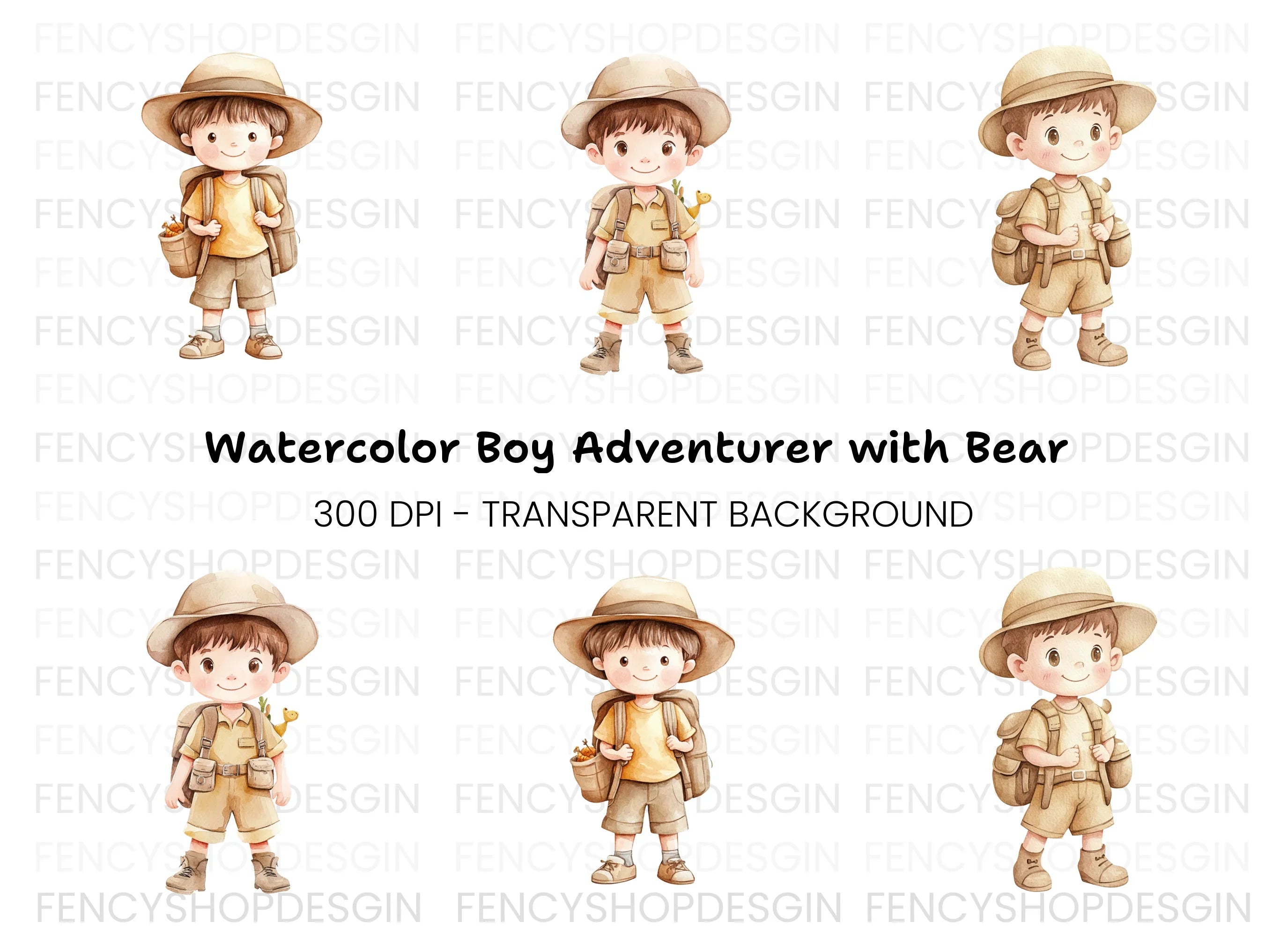Little Adventurer Clipart Bundle