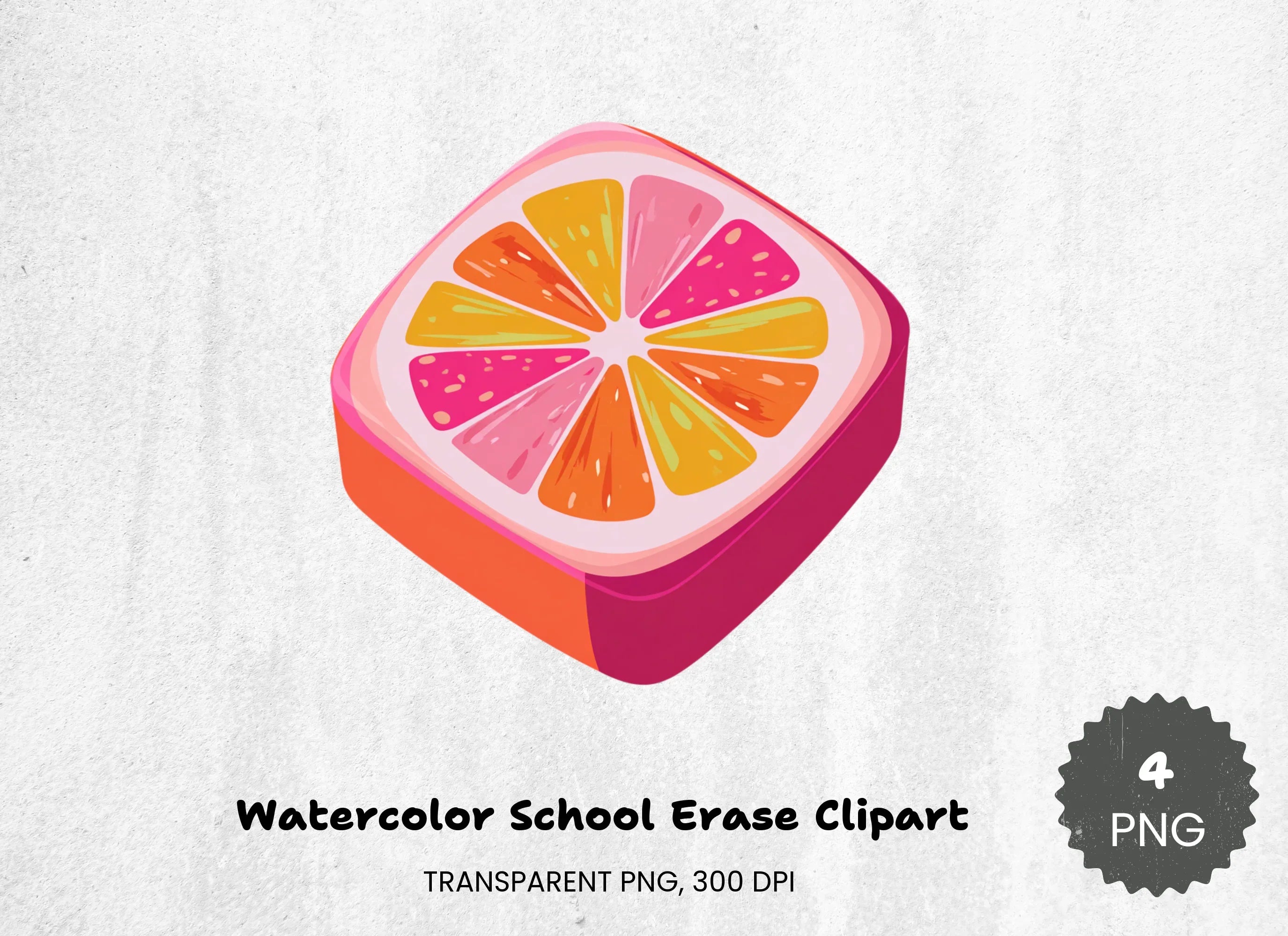 School Erase Clipart Bundle - CraftNest - Digital Crafting and Art